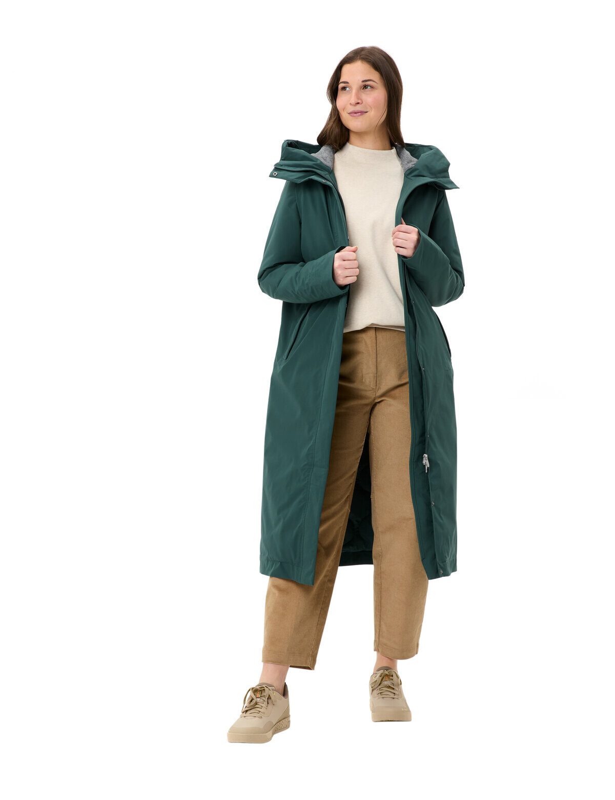 VAUDE Wintermantel Wo Coreway Coat CS Outdoormantel, Parka Langer, urbaner Wintermantel für Damen