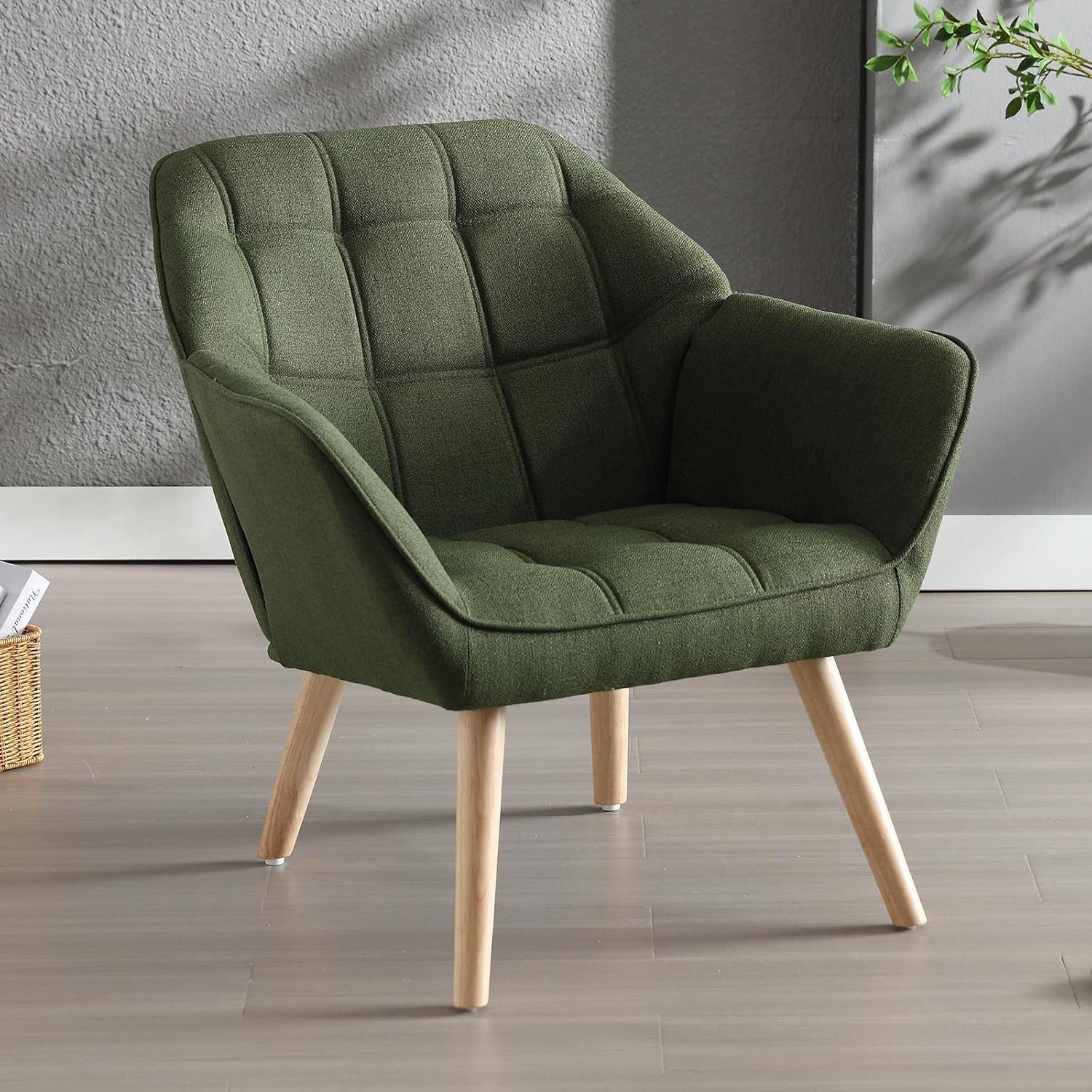 WAHSON OFFICE CHAIRS Ohrensessel mit Massivholz-/Metallbeinen günstig online kaufen