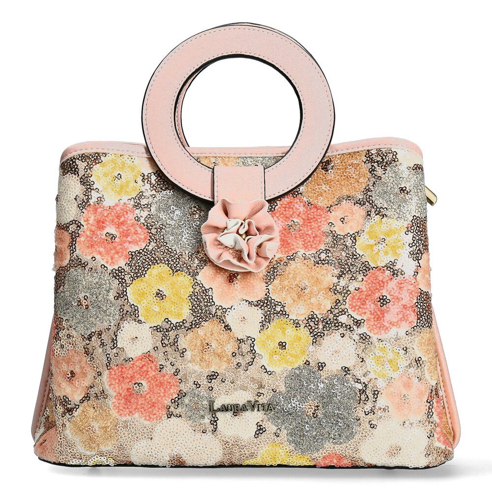 Handtasche Laura Vita - ALISA 03 - Rosa;Mehrfarbig