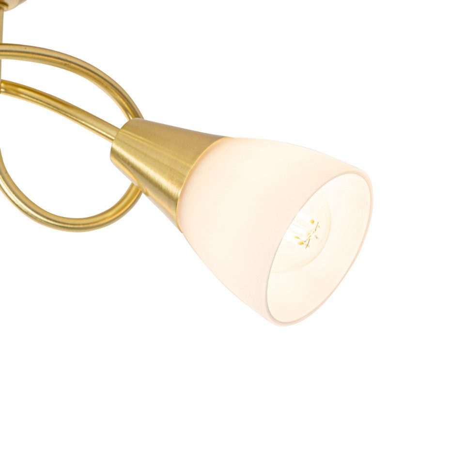 Qazqa Deckenleuchte Inez, ohne Leuchtmittel, E14, günstig online kaufen