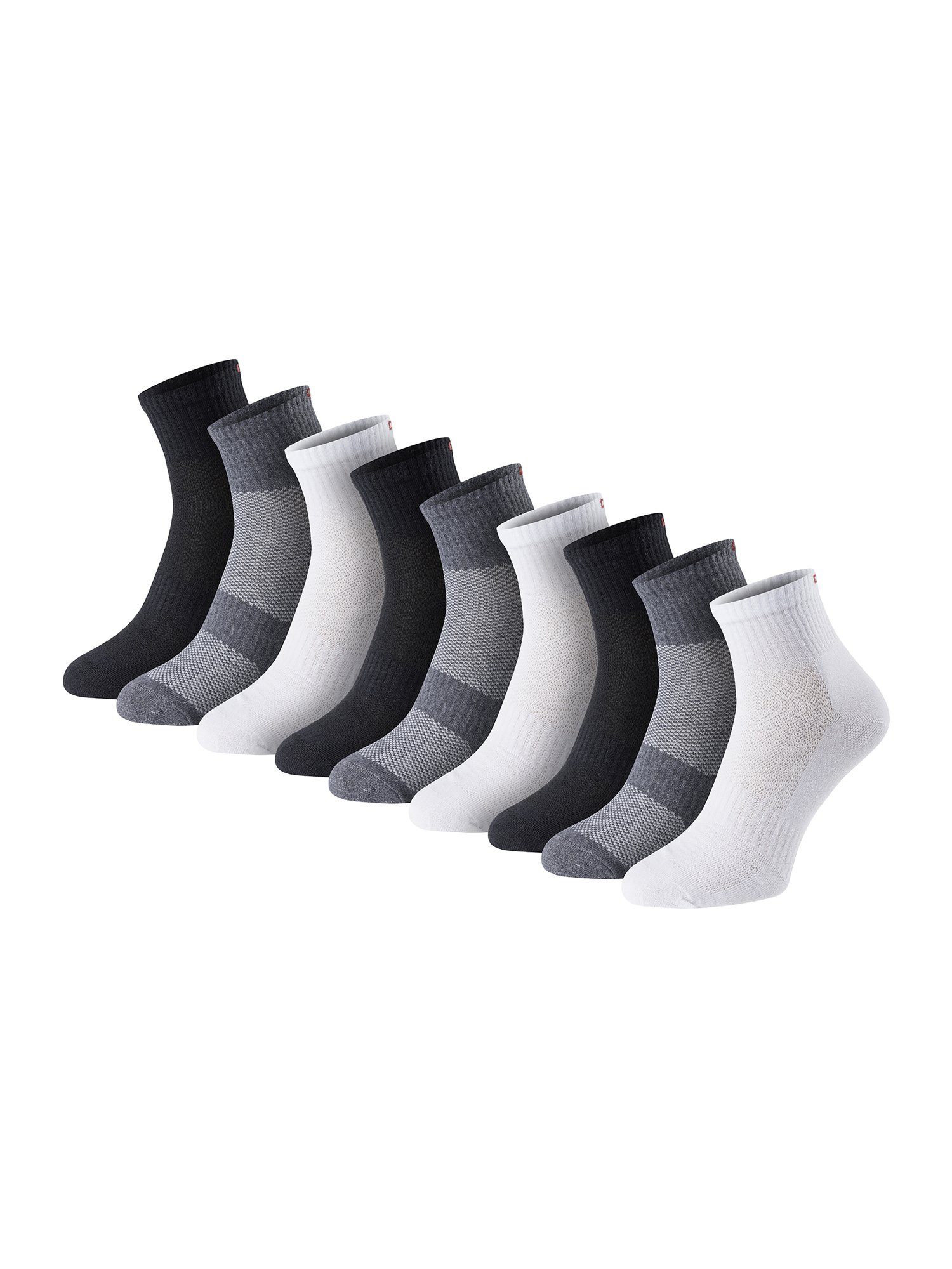 Chili Lifestyle Freizeitsocken Chili Quarter Fitness AirGrip (9-Paar)