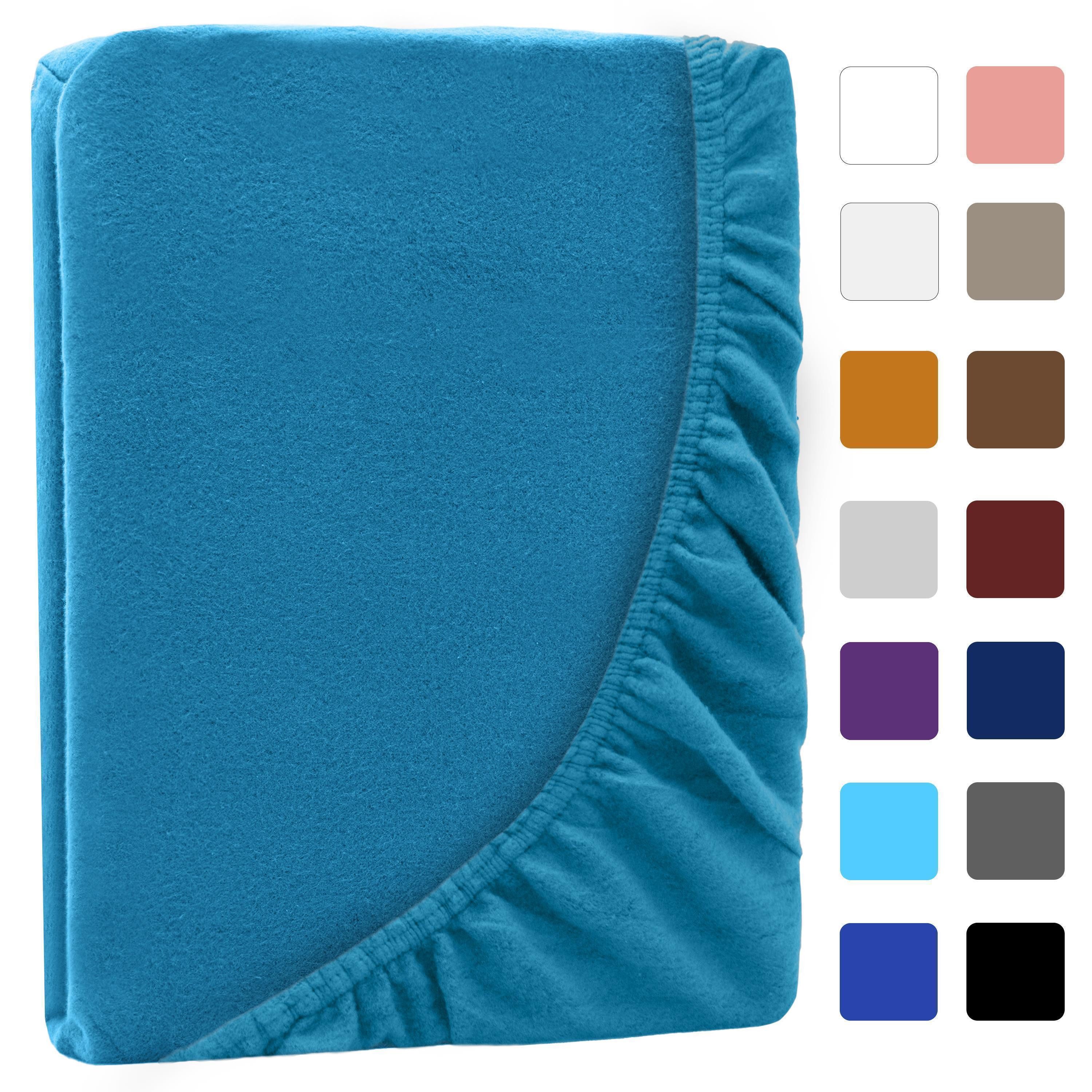 NatureMark Spannbettlaken Winter Thermo Fleece Spannbettlaken, 80% Baumwoll günstig online kaufen