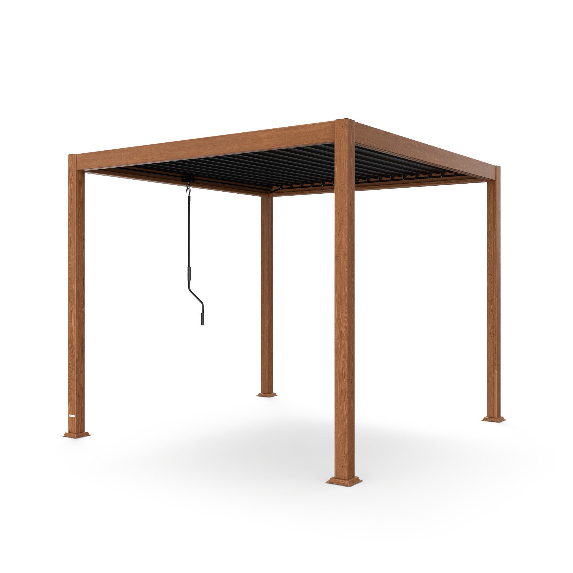 blumfeldt Pavillon LuminaHaven, (Set), Gartenpavillon Outdoor Garten Sonnenschutz Aluminium 250x300x300 cm