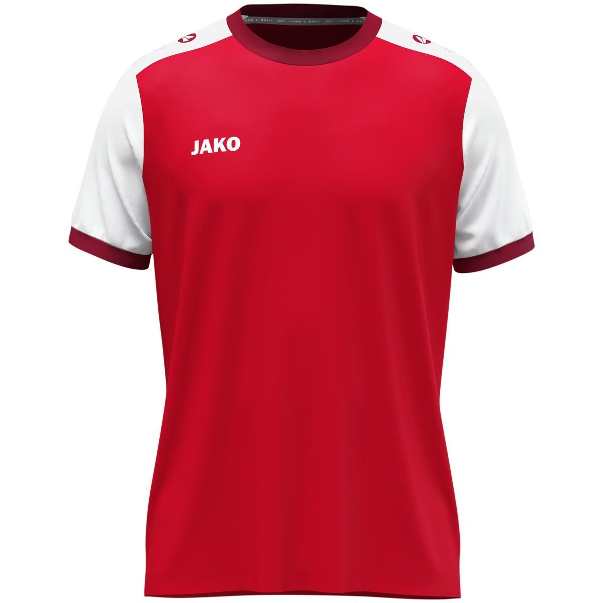 Jako T-Shirt Dynamic Trikot (Polyester-Micro-Mesh) rot/weiss Herren