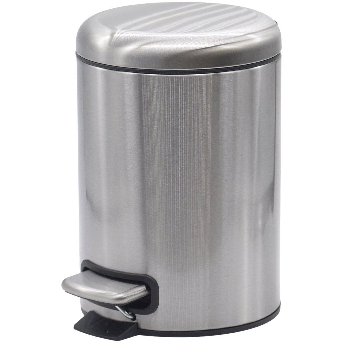 Euroshowers GmbH Kosmetikeimer Classic Chrom 3 Liter mit Pedal und Inneneimer, mit Pedal und soft-close Deckel