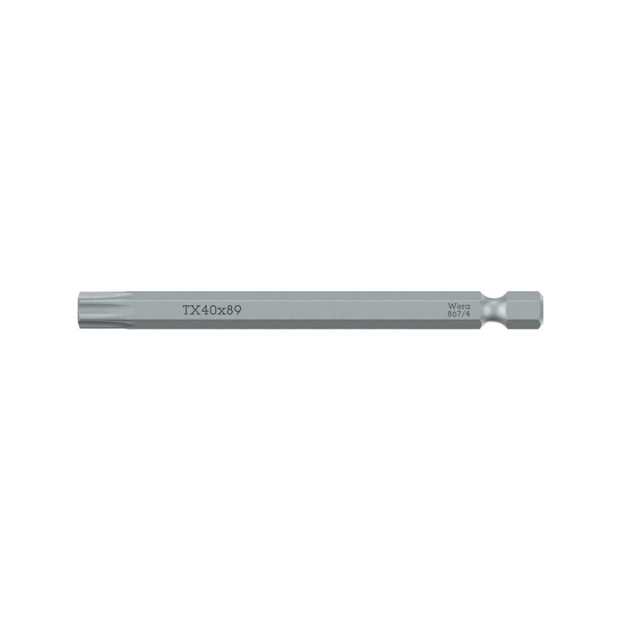 Wera Torx-Bit Bit 867/4 Z 1/4 Zoll T 15 L.89mm zähh.WERA 10 Stk