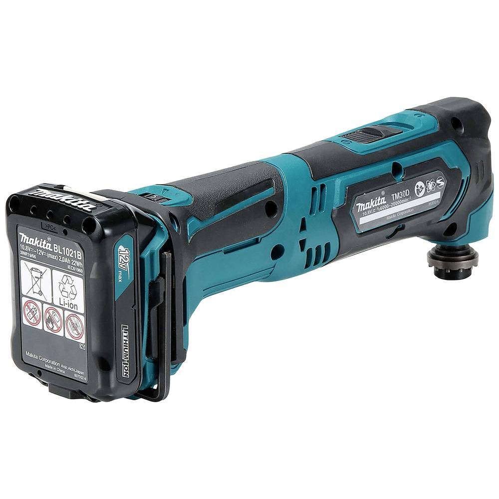 Makita Elektro-Multifunktionswerkzeug Akku-Multifunk-Werkzeug 10.8V TM30DZ – Bild 5 von 5