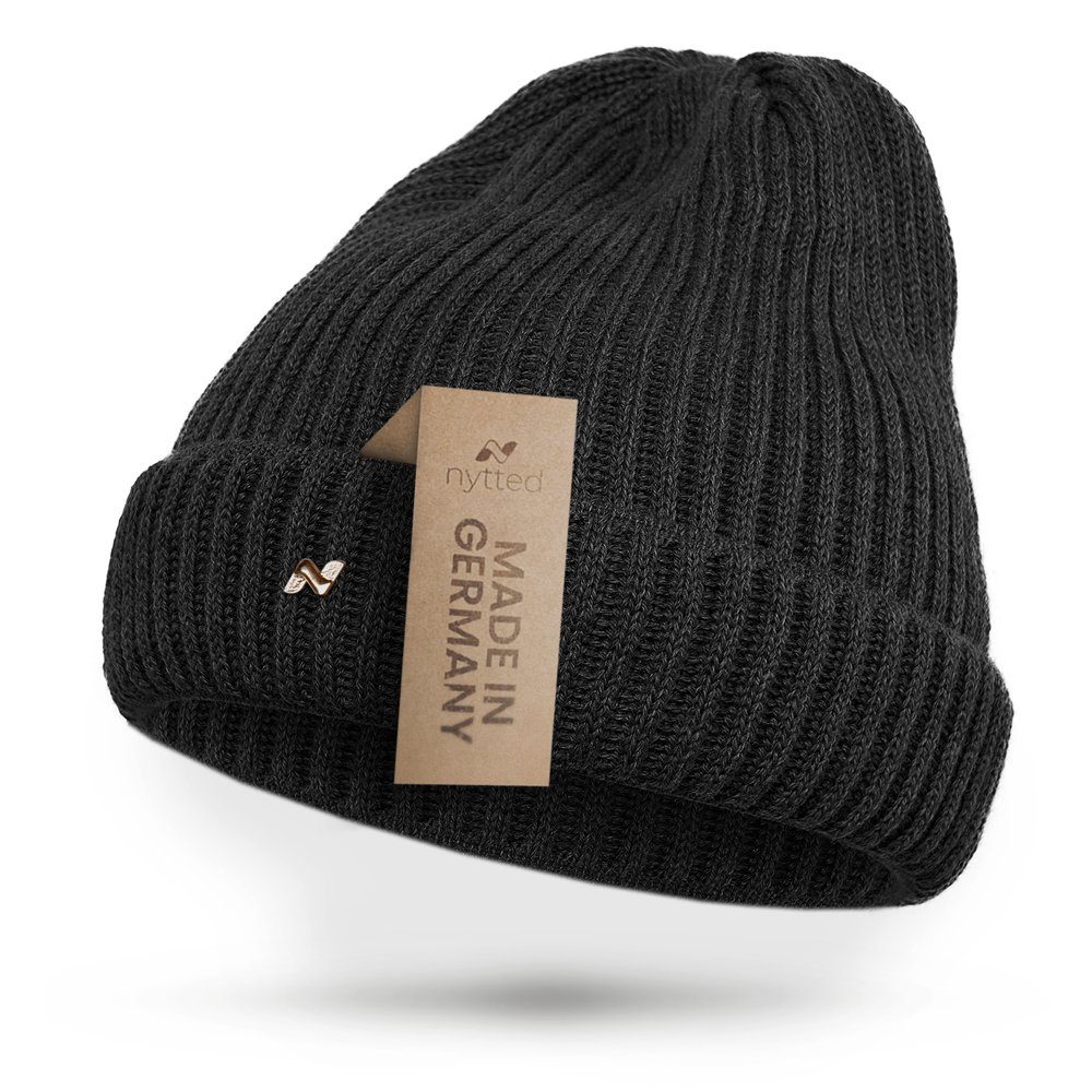 Strickmütze - 100% Merino-Wolle - Made in Germany - Wintermütze für Herren & Damen
