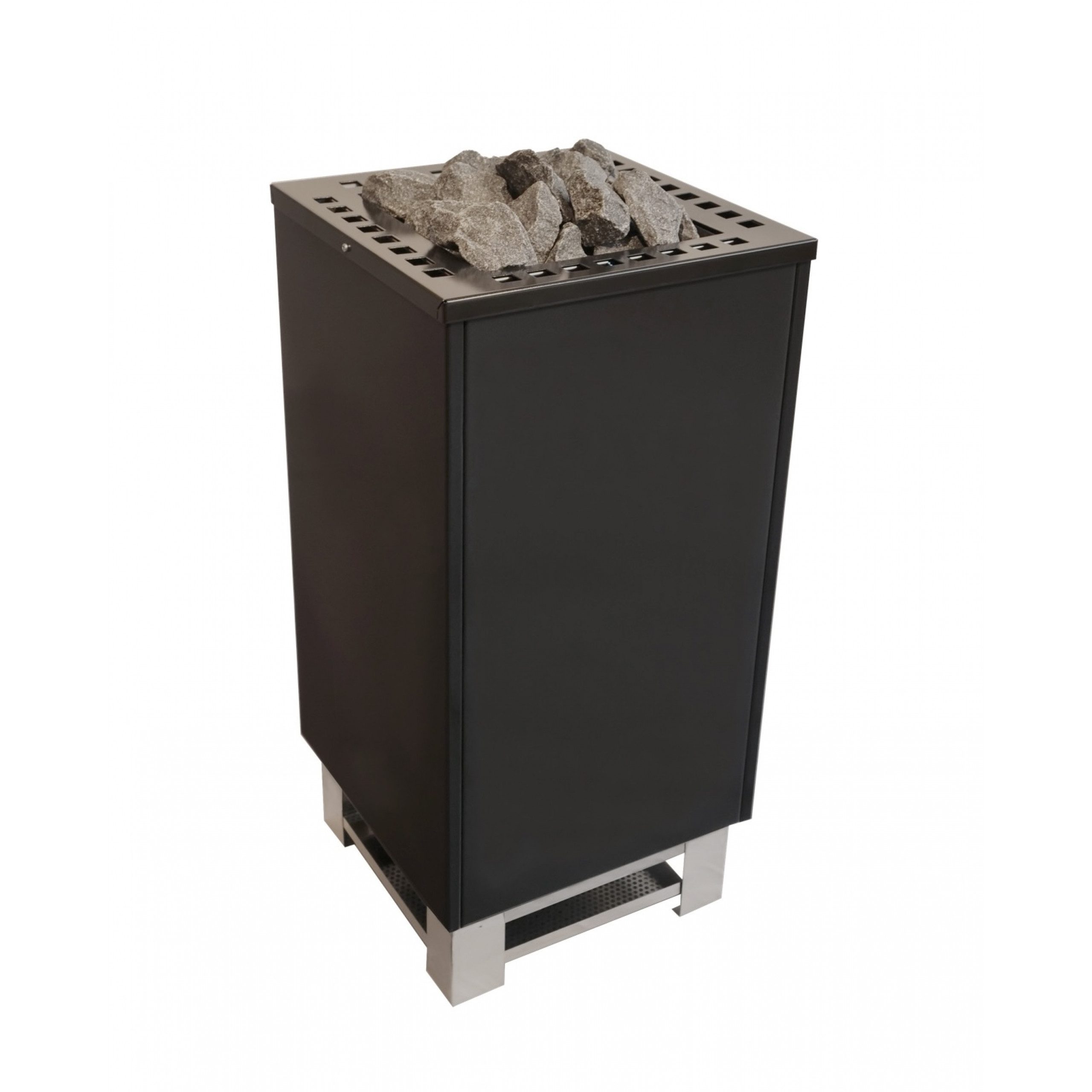 Infraworld Saunaofen Infraworld Eterno finnischer Saunaofen 9 kW Standofen schwarz inkl.