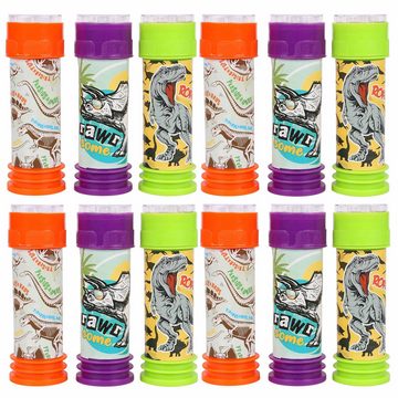 Sarcia.eu Seifenblasenspielzeug Seifenblasen mit dem Spiel Dinosaurier 60ml, 12 Stück