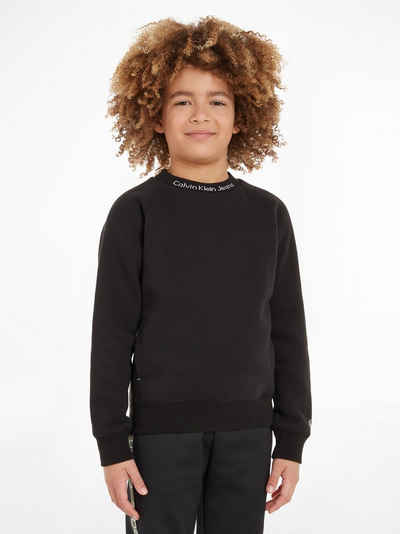 Calvin Klein Jeans Sweatshirt INTARSIA FLEECE CREWNECK