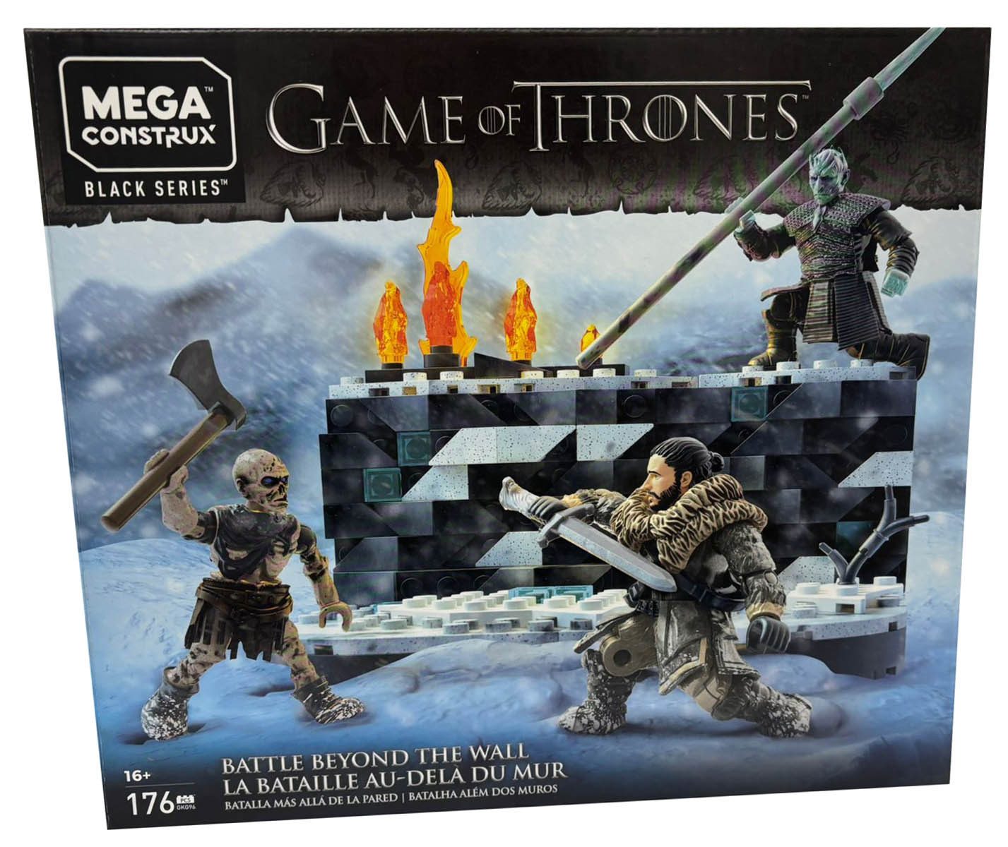 MEGA Game of Thrones Battle Beyond The Wall Black Series John Snow Night Ki Konstruktions-Spielset