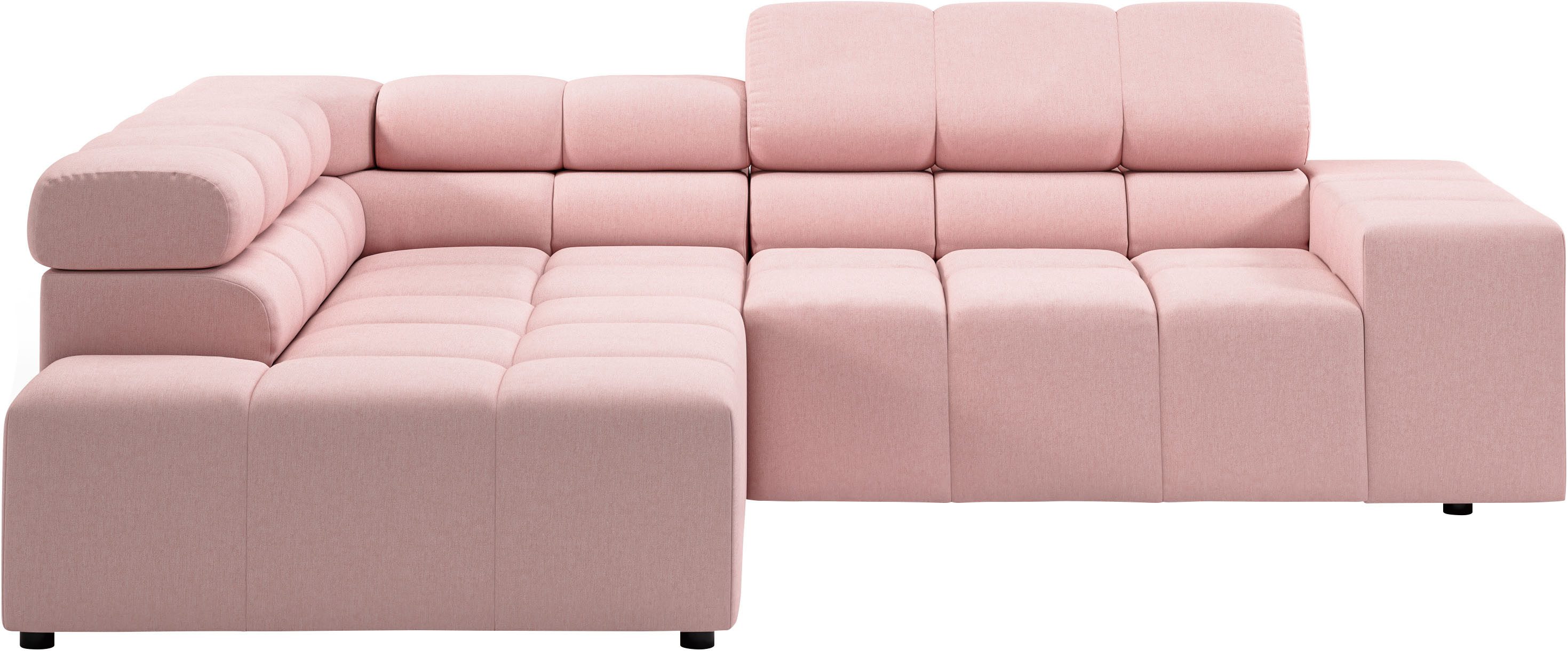 INOSIGN Ecksofa Ancona, incl. Kopfteilverstellung + günstig online kaufen