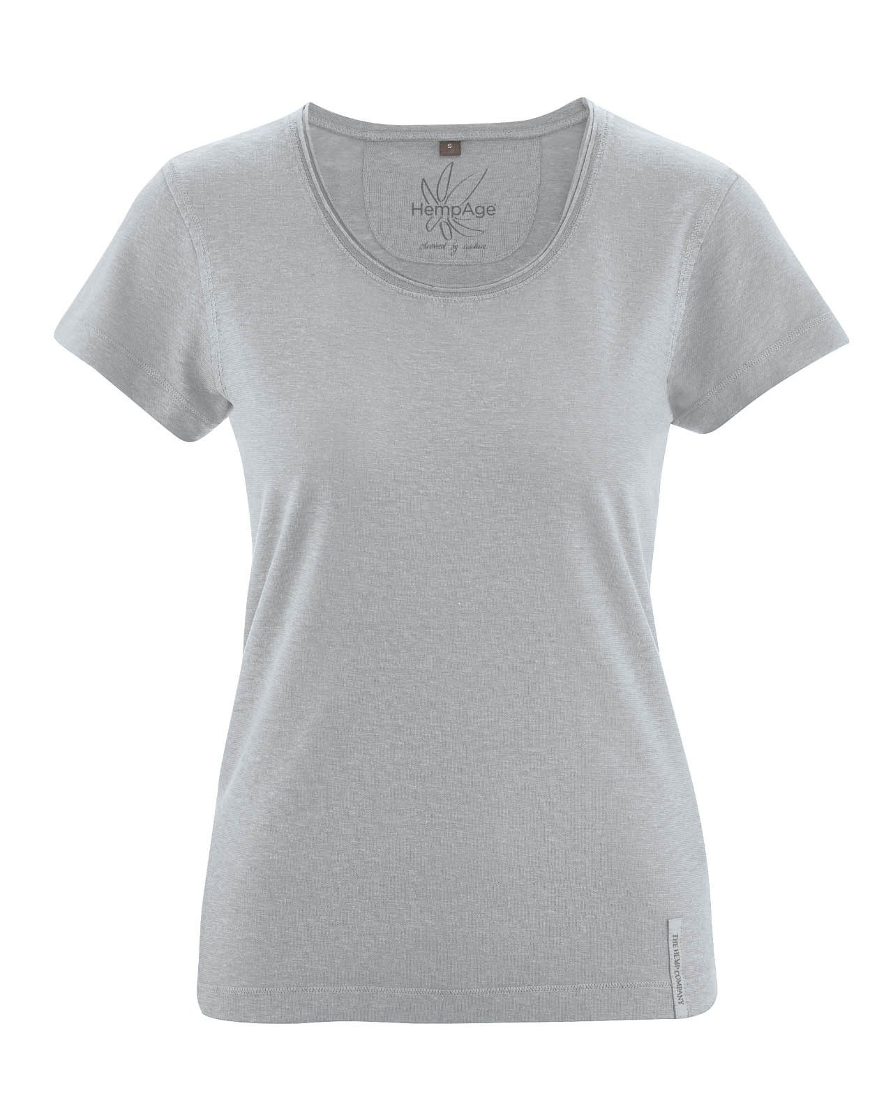 HempAge T-Shirt Luftiges T-Shirt Hanf/Biobaumwolle Normal Fit