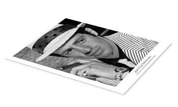 Posterlounge Forex-Bild Bridgeman Images, Jean-Paul Belmondo - La Chasse L'Homme, 1964, Wohnzimmer Fotografie