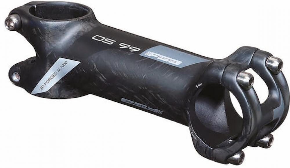 FSA Fahrradlenker FSA Vorbau OS-99 +/-6° 31,8 x 70 mm Schwarz - ultraleichter Carbon-Alu