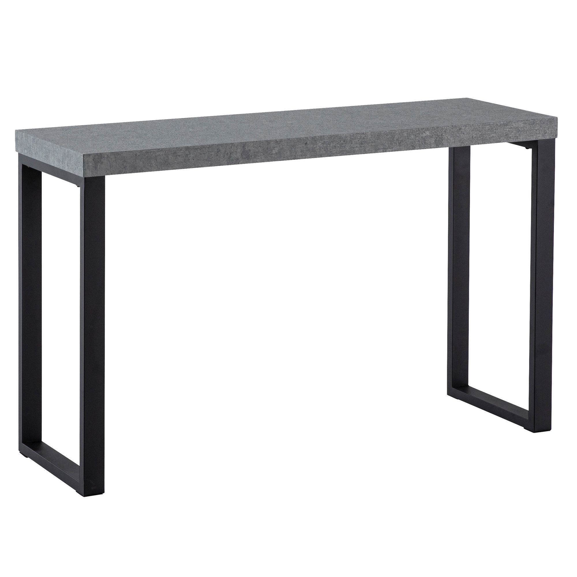 FINEBUY Konsolentisch FB103271 (Beton-Optik / Schwarz günstig online kaufen
