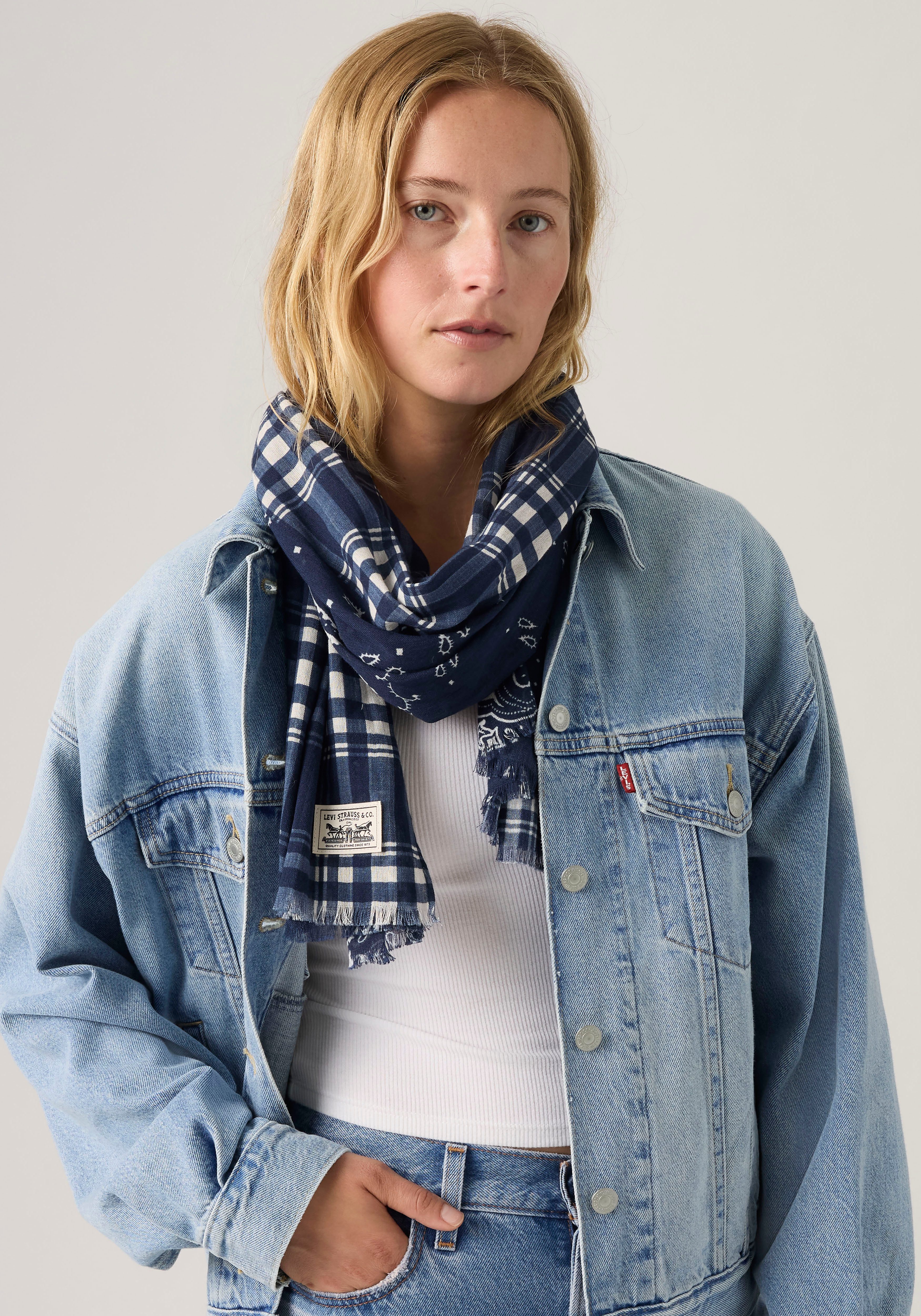 Levi's® Schal LV Schal LIGHTWEIGHT, im Ringeldessin günstig online kaufen
