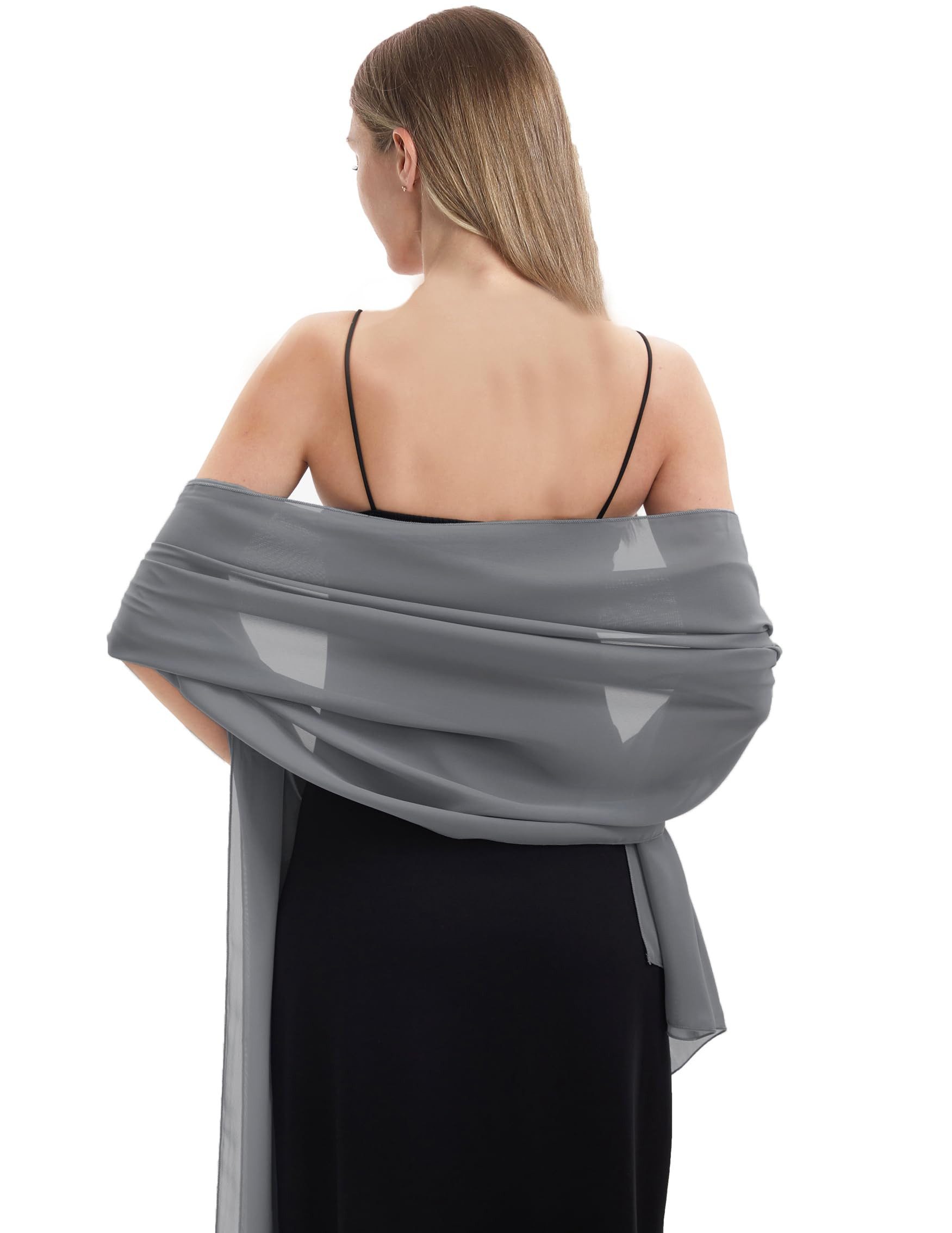 Cachito Modeschal Eleganter Damen Schal – Weiche Stola, (1-St), für Abendkleider, Hochzeiten & festliche Anlässe – Bild 4 von 5