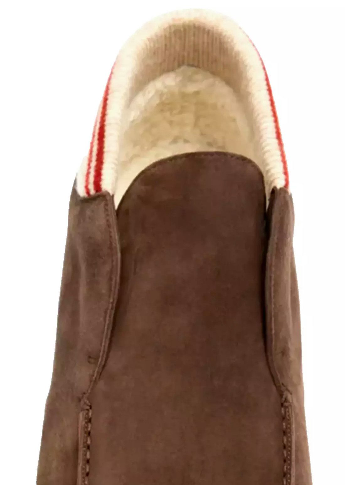 Loro Piana Open Wintery Walk Chukka Boots Sneakerboots Schaffellfutter, kaschmirbesetztes Bündchen, Wildleder