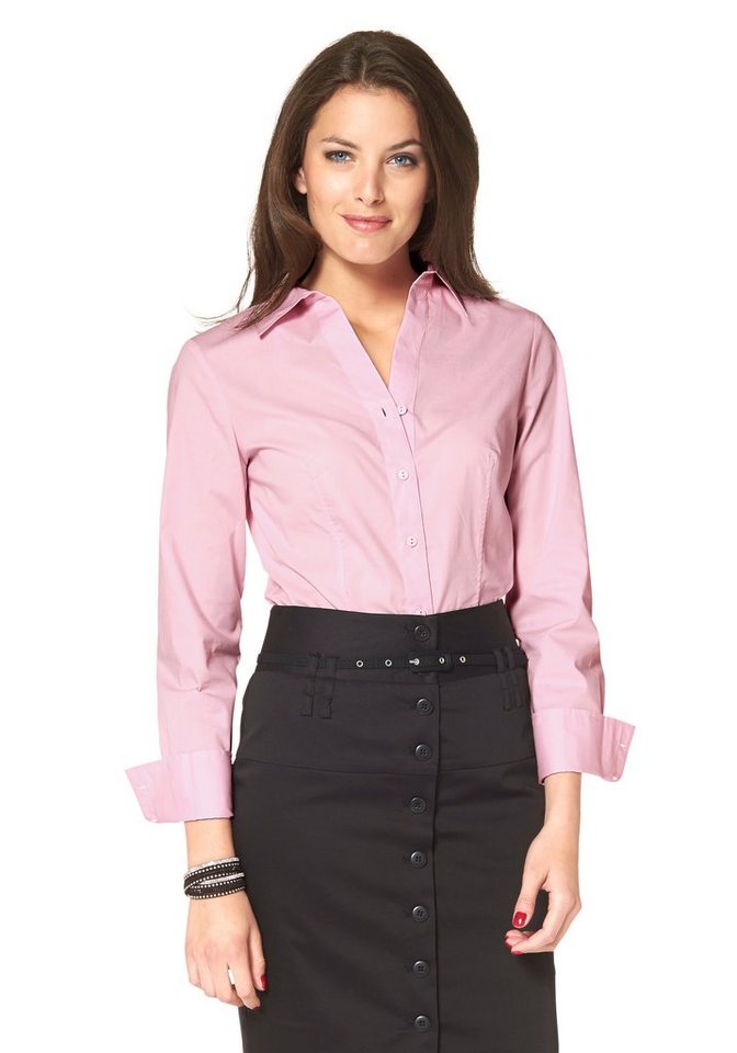 Aniston SELECTED Blusenbody mit tiefem Ausschnitt Aniston SELECTED Blusenbody mit tiefem Ausschnitt