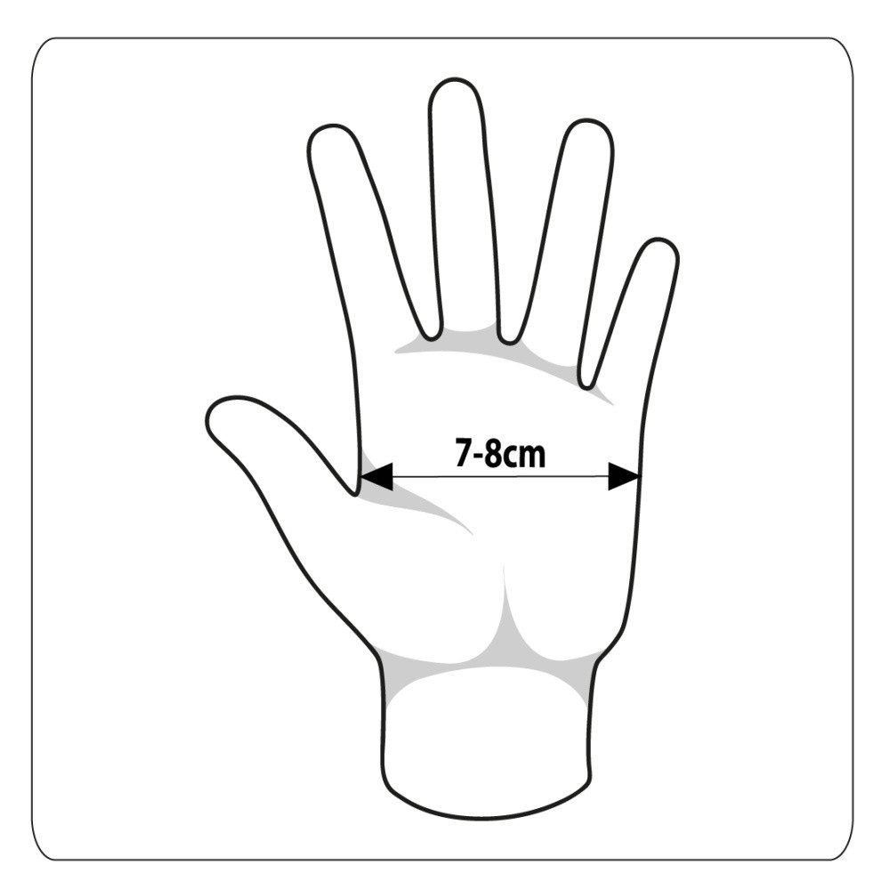 Seven Polska Fahrradhandschuhe Star Wars MANDALORIAN, Größe S, fingerloser Schutz-Handschuh