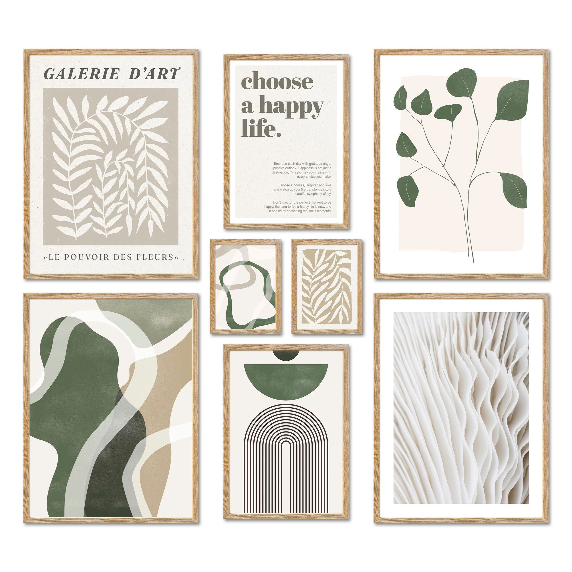 ARTFAVES Bilder-Collage Poster Set - GREEN günstig online kaufen