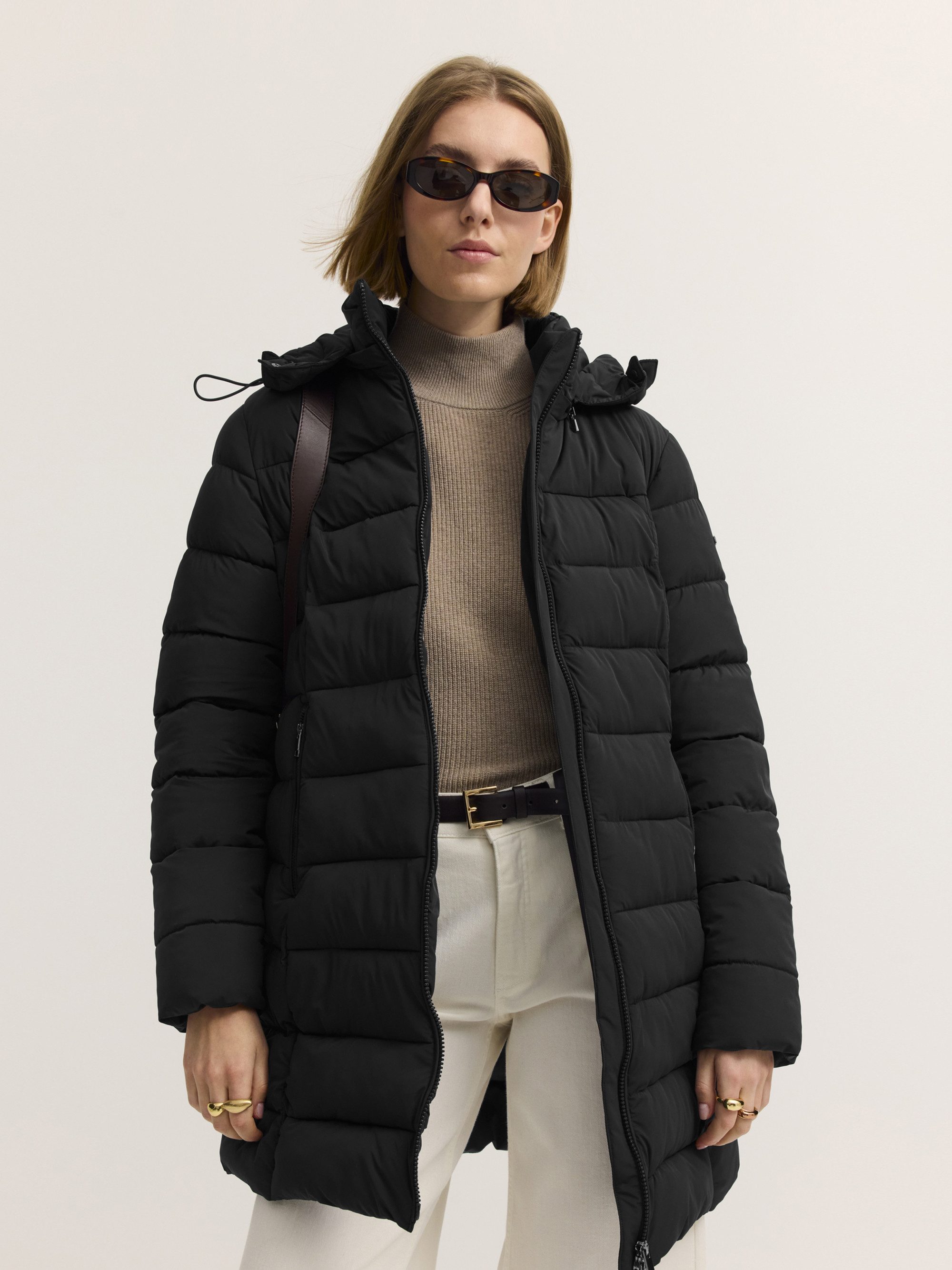 bugatti Kurzjacke Regular Fit Regular Fit Stretch Sorona Kapuze