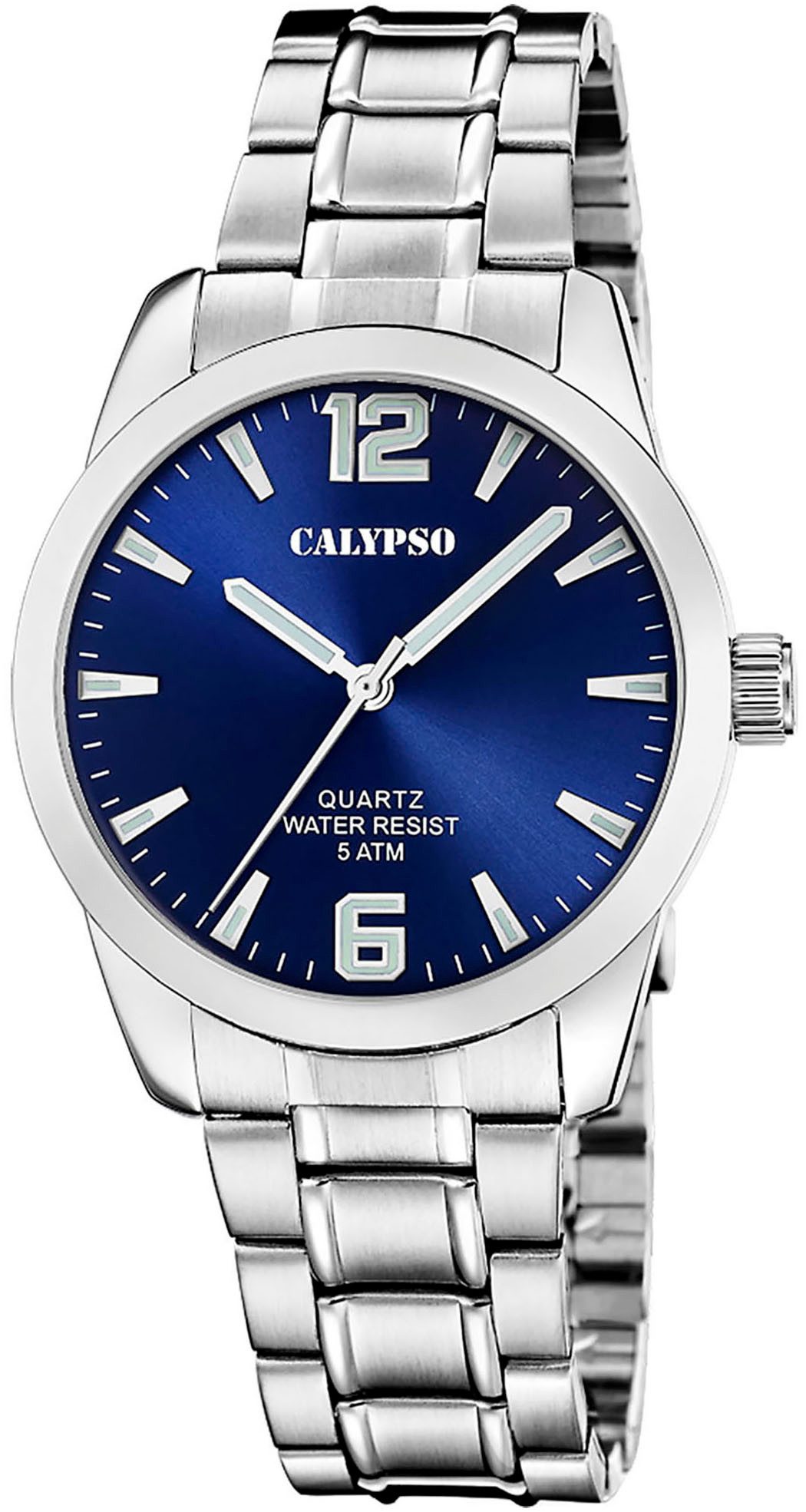 CALYPSO WATCHES Quarzuhr Basic K5866/3, Armbanduhr, Herrenuhr, Edelstahlarmband, analog