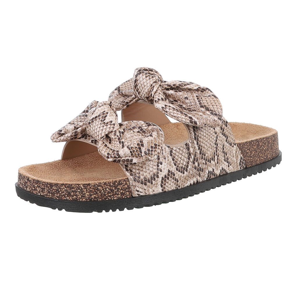Ital-Design Bequeme Damen-Sandalen mit Bändern für günstig online kaufen