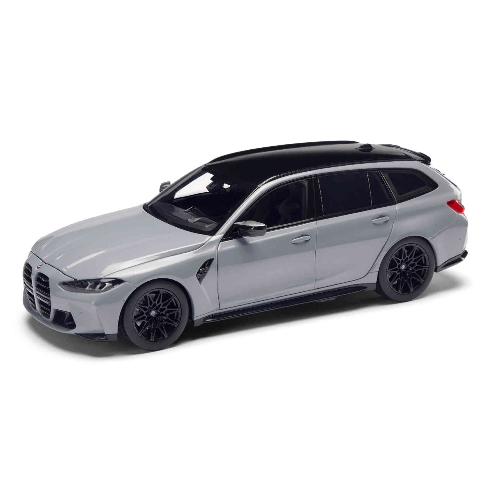 BMW Modellauto BMW Miniatur M3 Touring G81 Brooklyn grey 1:18 Modellauto 80435B308C4, (1-tlg)