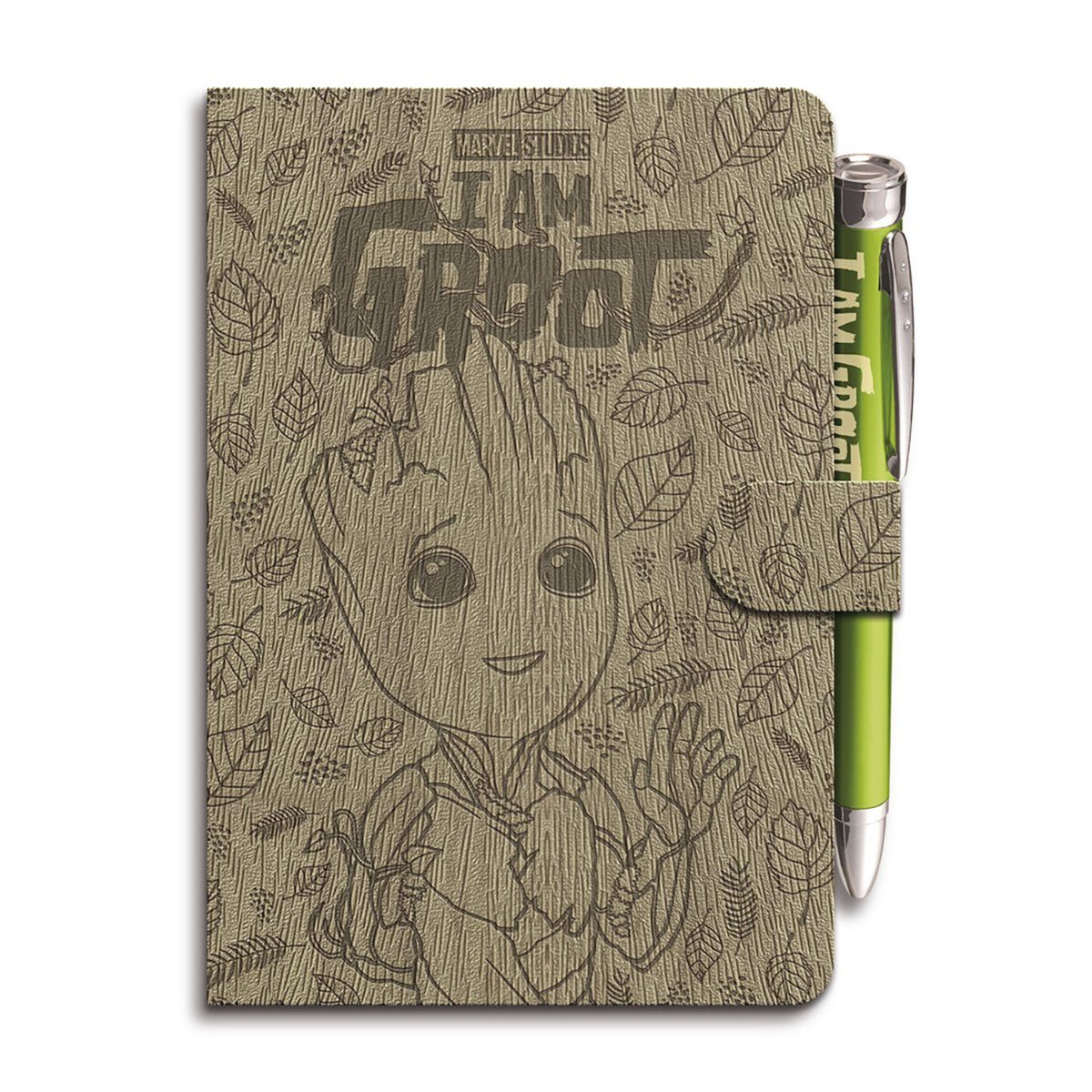 Grupo Erik Schreibgeräteetui Marvel Groot Premium Notizbuch DIN A5 I am Groot