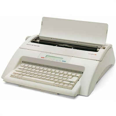 OLYMPIA OFFICE Schreibmaschine Carrera de luxe MD, elektronisch, Typenrad / 100, 11 Zeichen/s, Automatischer Papiereinzug