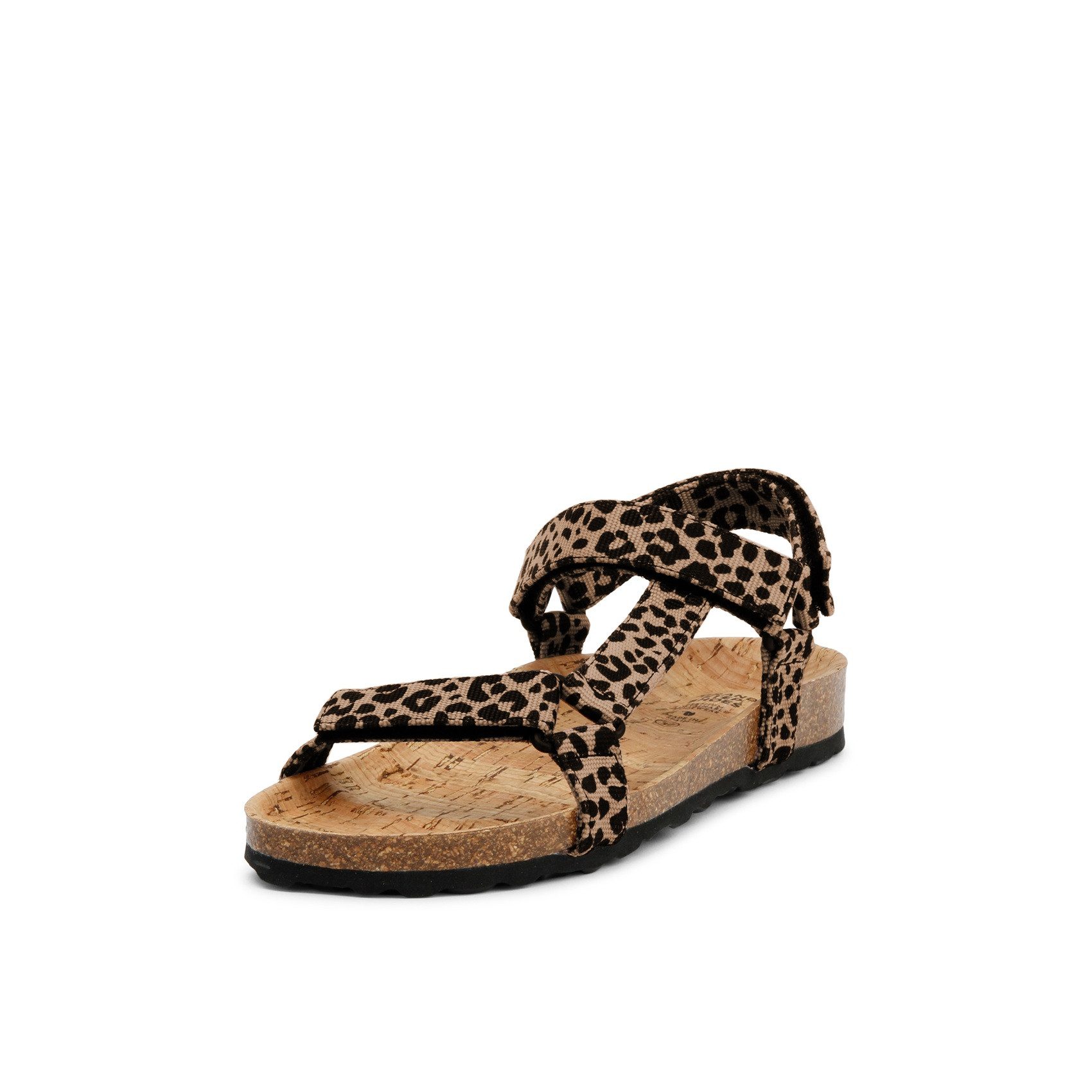 Grand Step Shoes Levi Animal camel/schwarz Damen Sandale