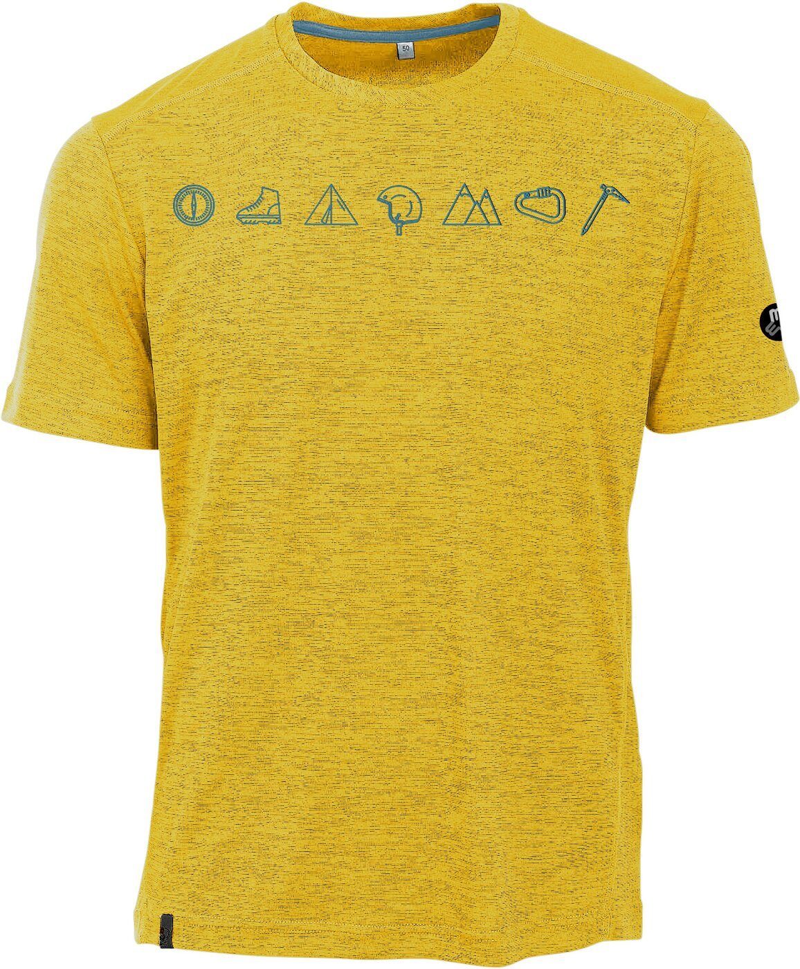 Kurzarmhemd Grinberg fresh-1/2 T-Shirt+Pri CURRY