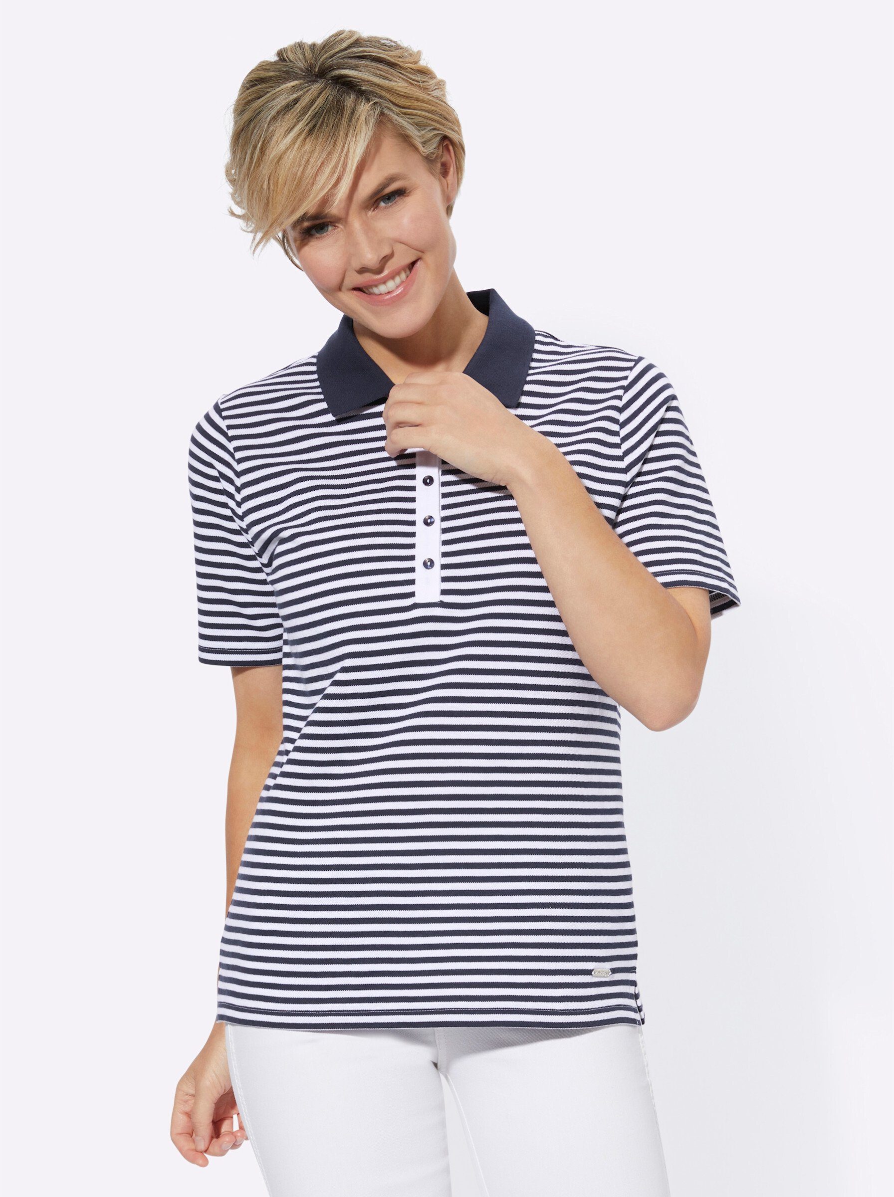 Casual Looks Poloshirt "Poloshirt", (1 tlg.) günstig online kaufen