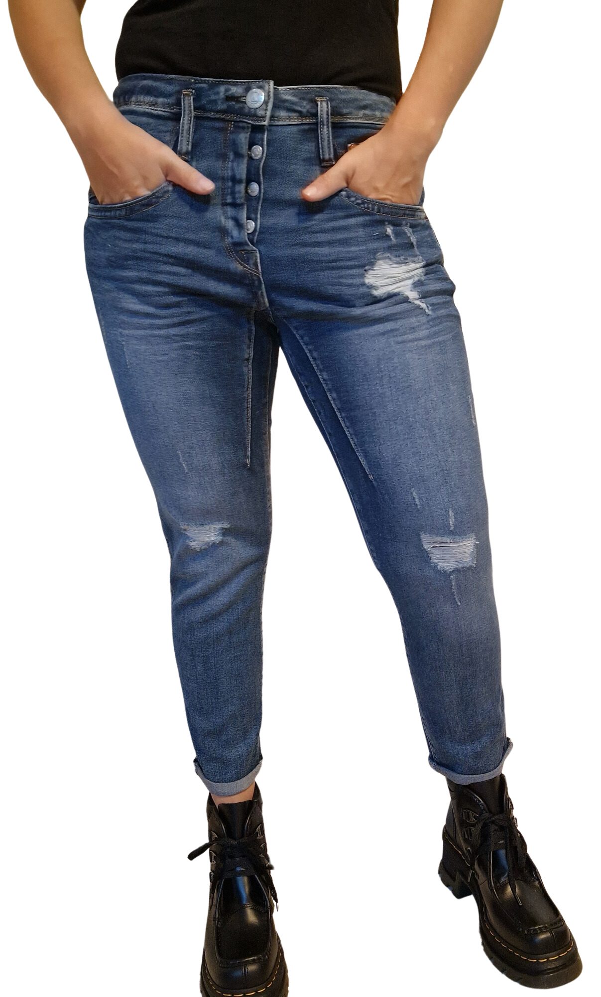 Herrlicher Regular-fit-Jeans 5318-D9705-985, Shyra Cropped Jeans günstig online kaufen