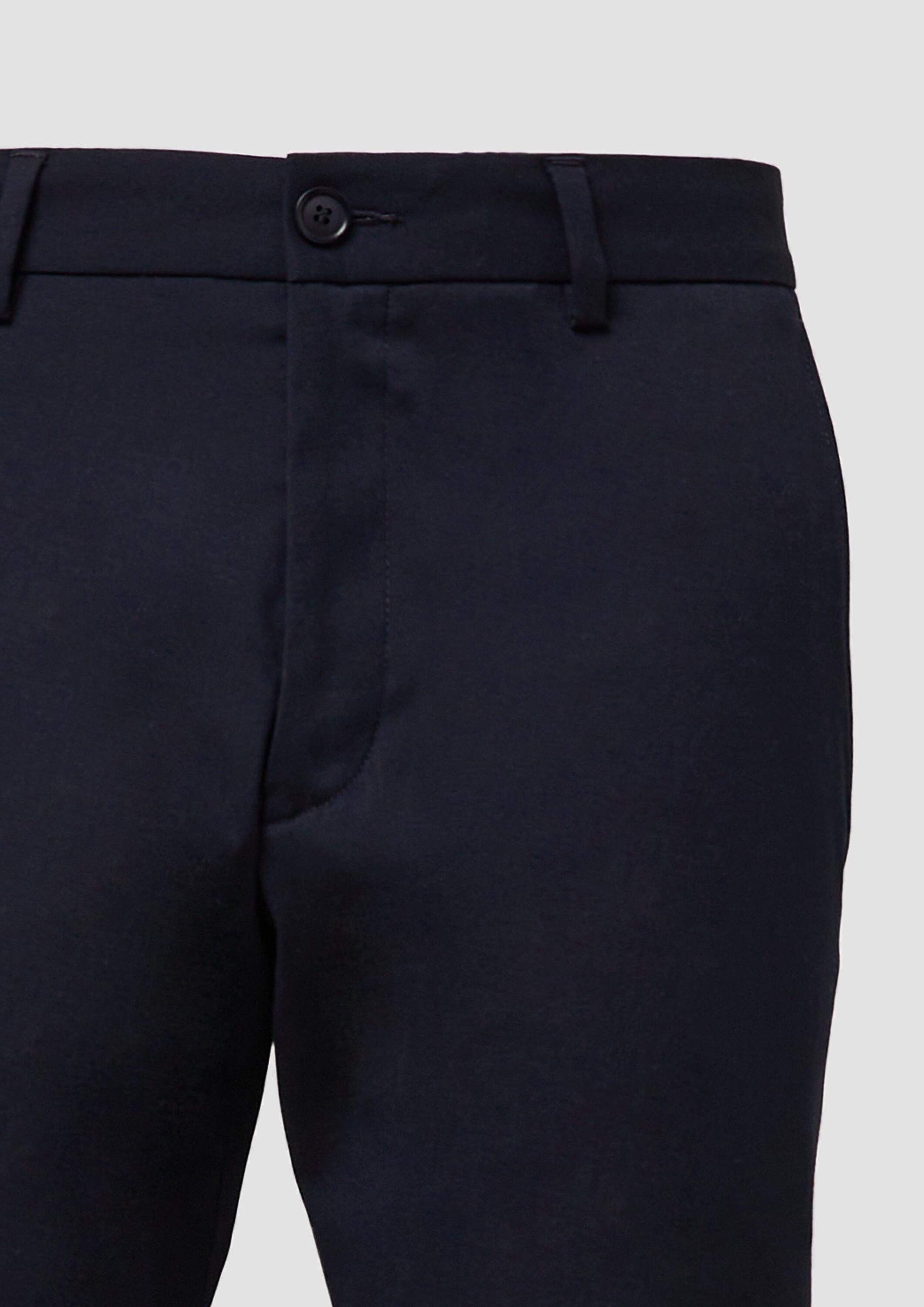 s.Oliver Chinos Hose S.OPURE s.O PURE: Feine Anzughose aus meliertem Stretch-Gewebe