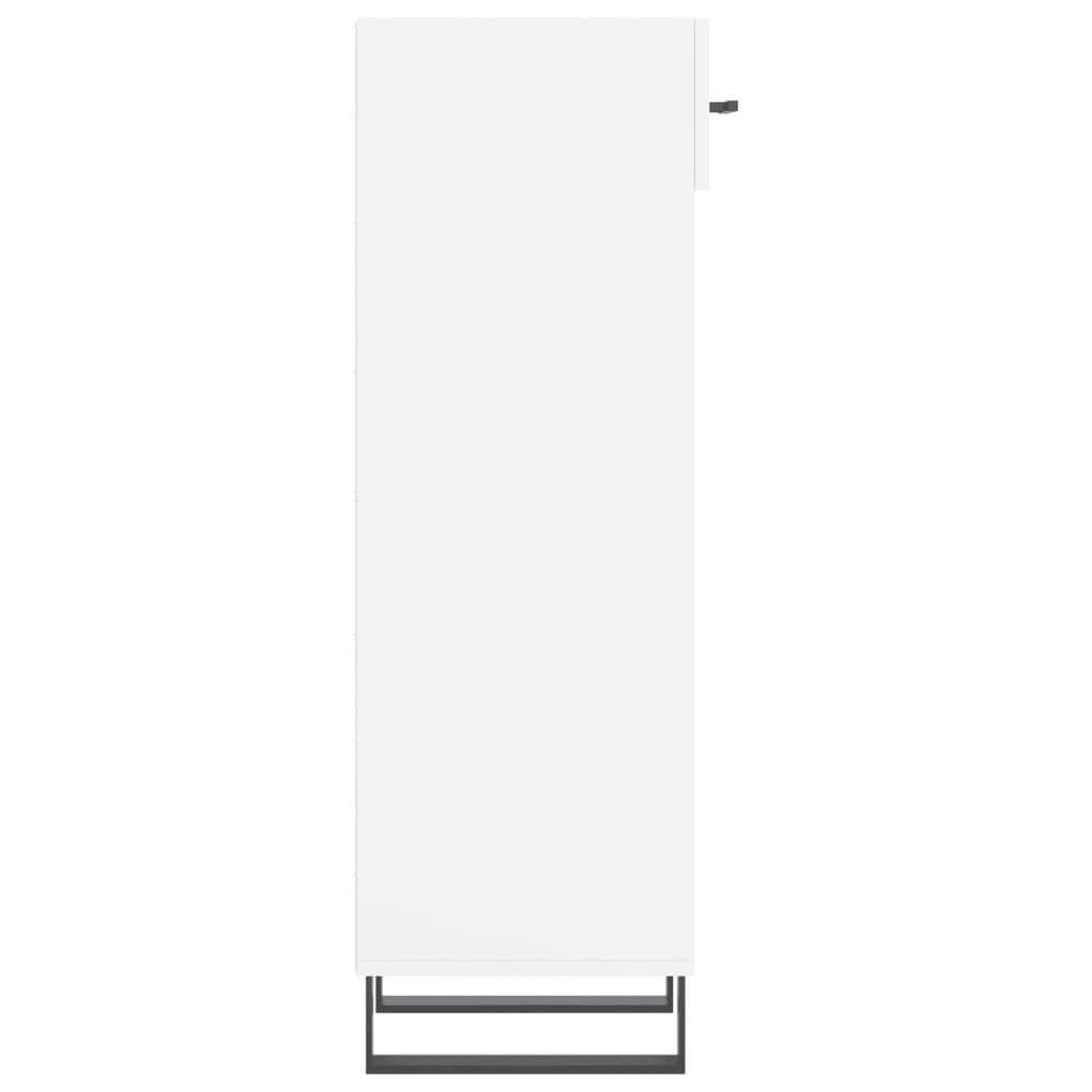 Weiß Kleiderschrank (1-St) Schuhschrank vidaXL 30x35x105 Holzwerkstoff cm