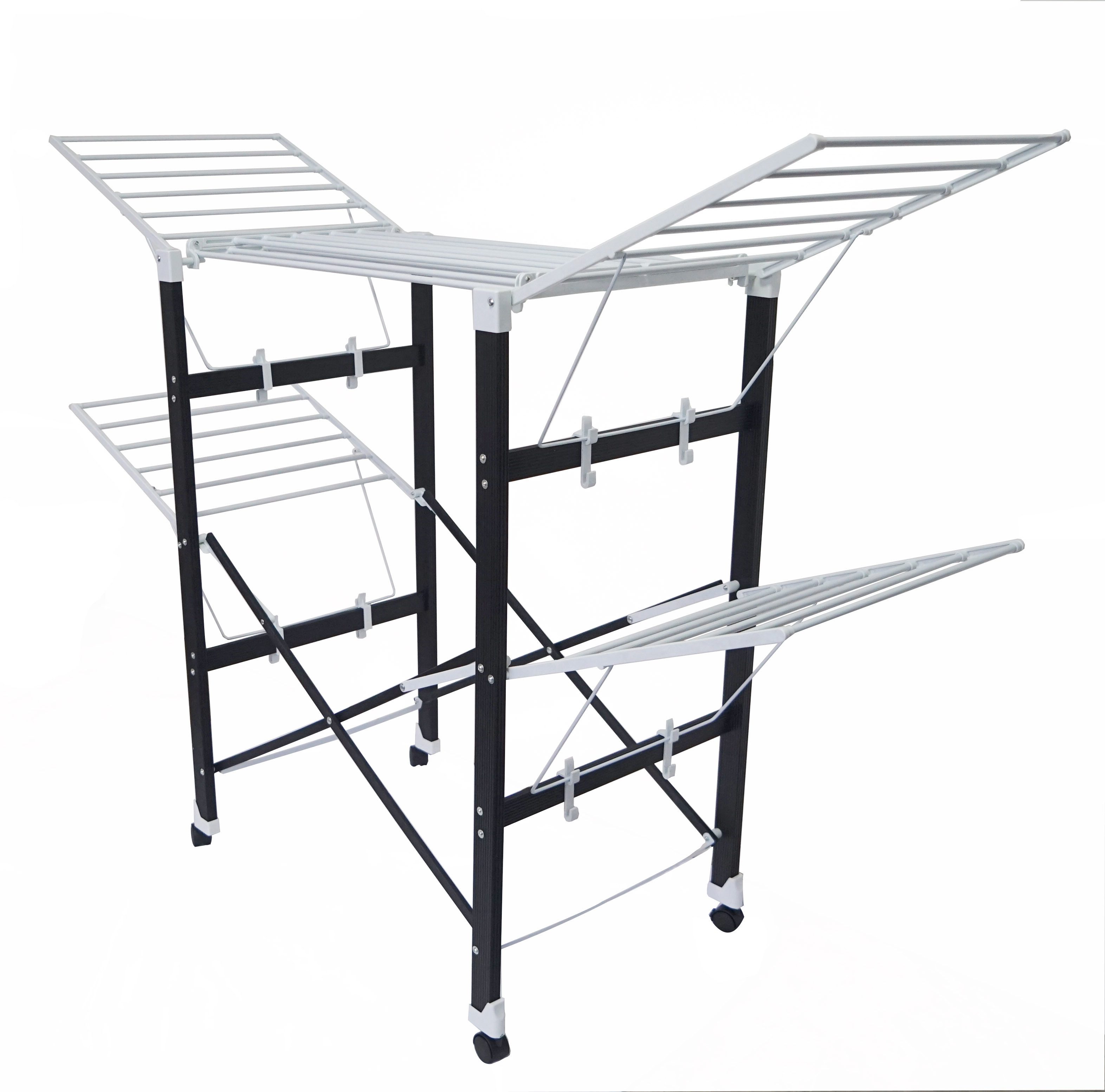 lovingHome® Wäscheständer faltbarer Trockenständer 175x83x112cm Wäscheständer Tragkraft 35kg