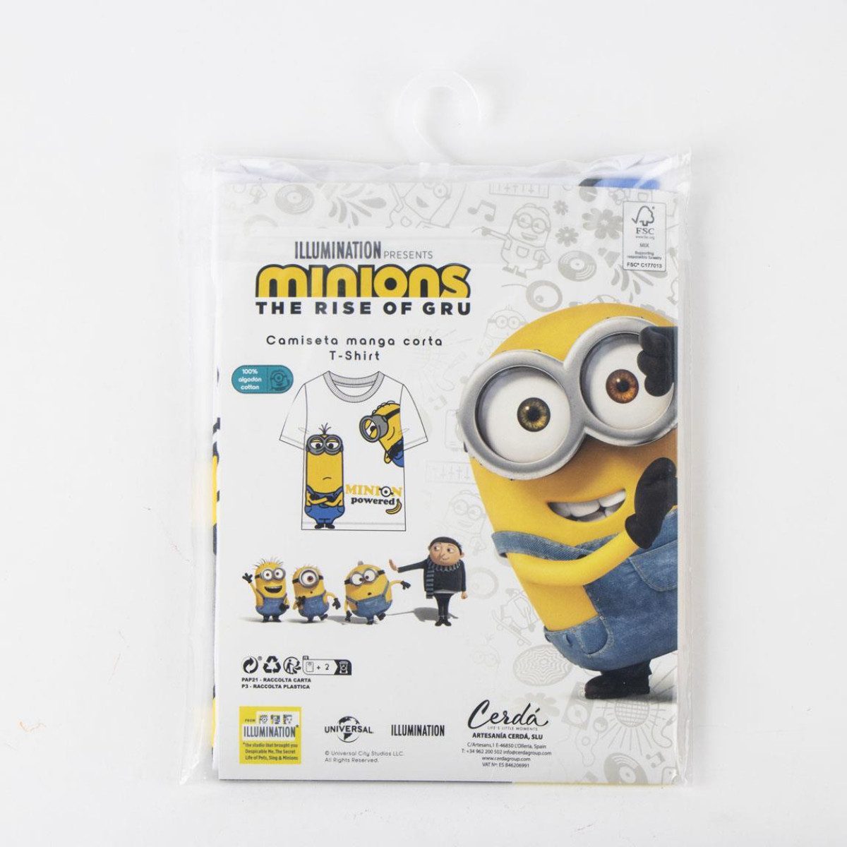 Minions T-Shirt - Kurzarmshirt Kinder Baumwollshirt Freizeit Sommer Kleidung (1-tlg) – Bild 4 von 5
