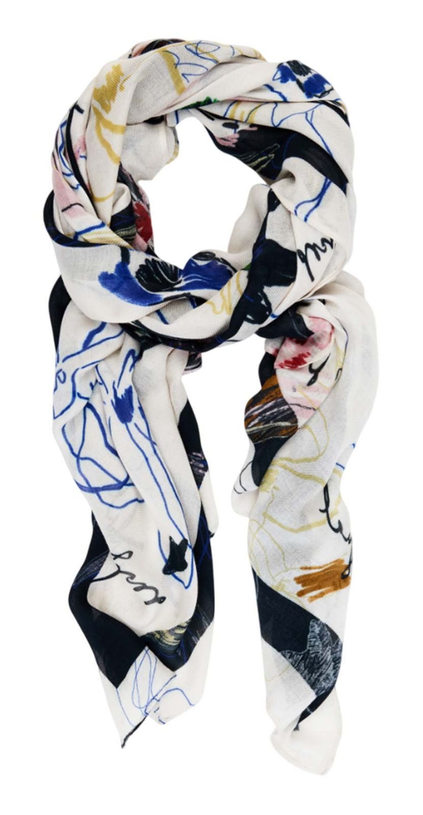 Desigual Modetuch Arty Trazo Rectangle Foulard günstig online kaufen