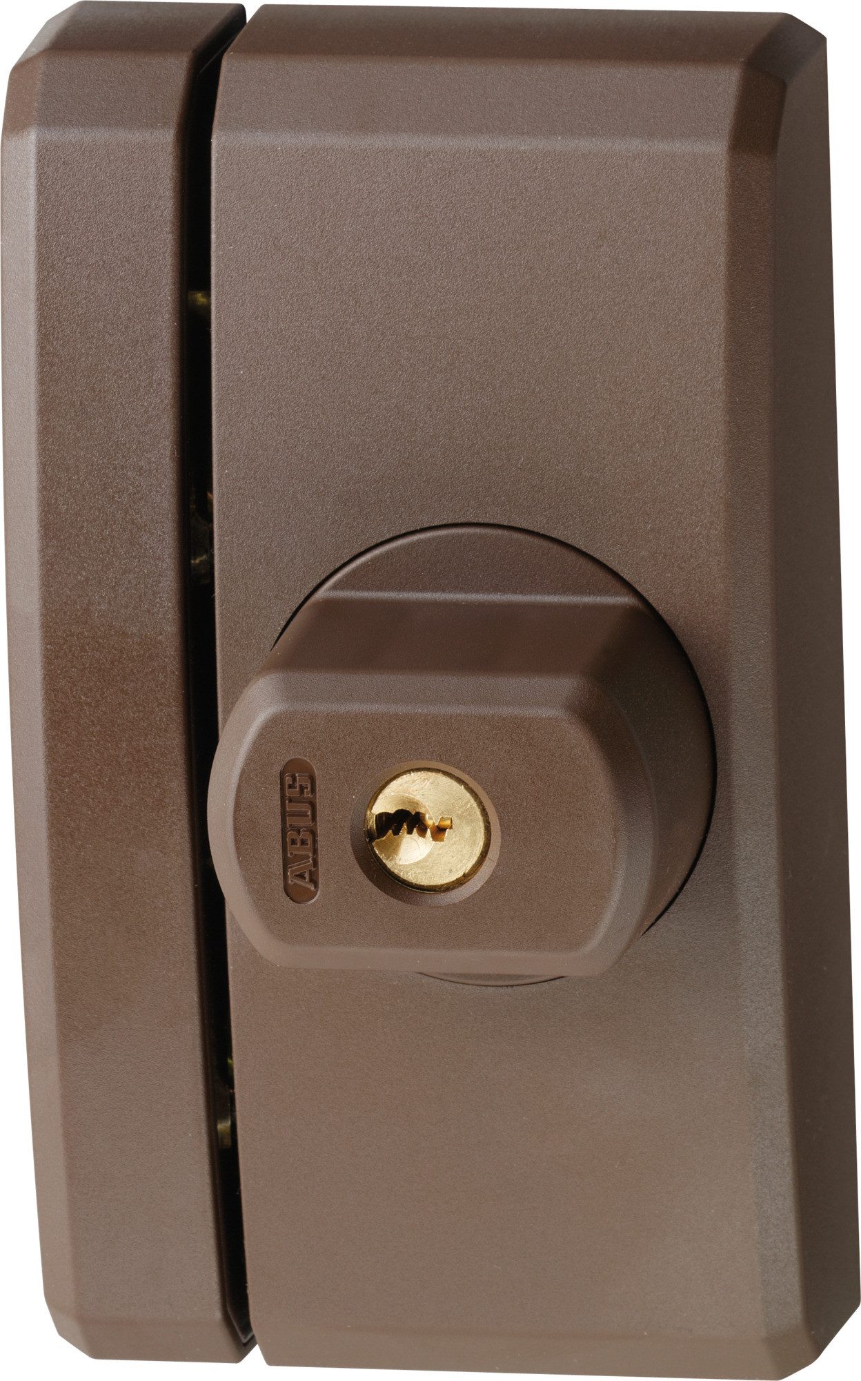 ABUS Fensterzusatzschloss Fenster-Zusatzsicherung FTS96A gs. / AL0089 mit Alarm, Braun, Inkl. 2 Schlüssel, VdS-anerkannt, Lautstärke: 110 dBA, gs.