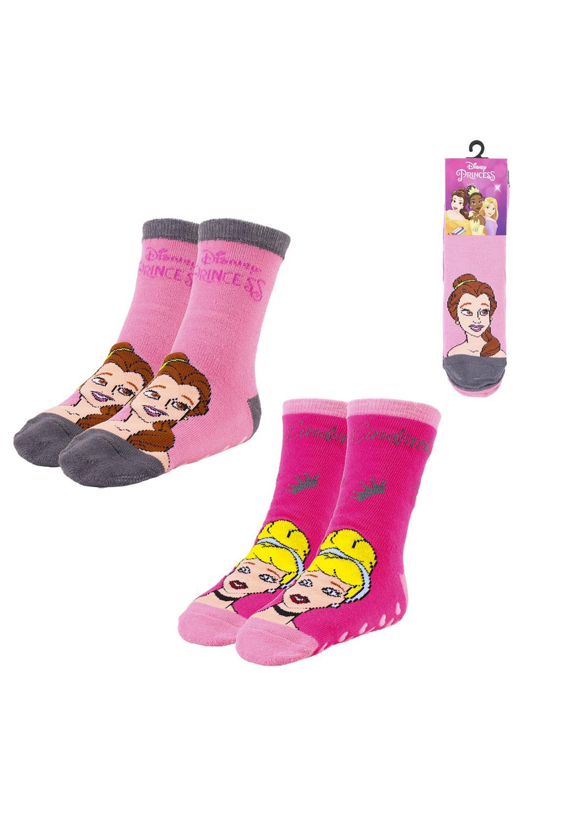 Disney ABS-Socken Anti-Rutsch-Socken 2 Stück Prinzessin (Set)