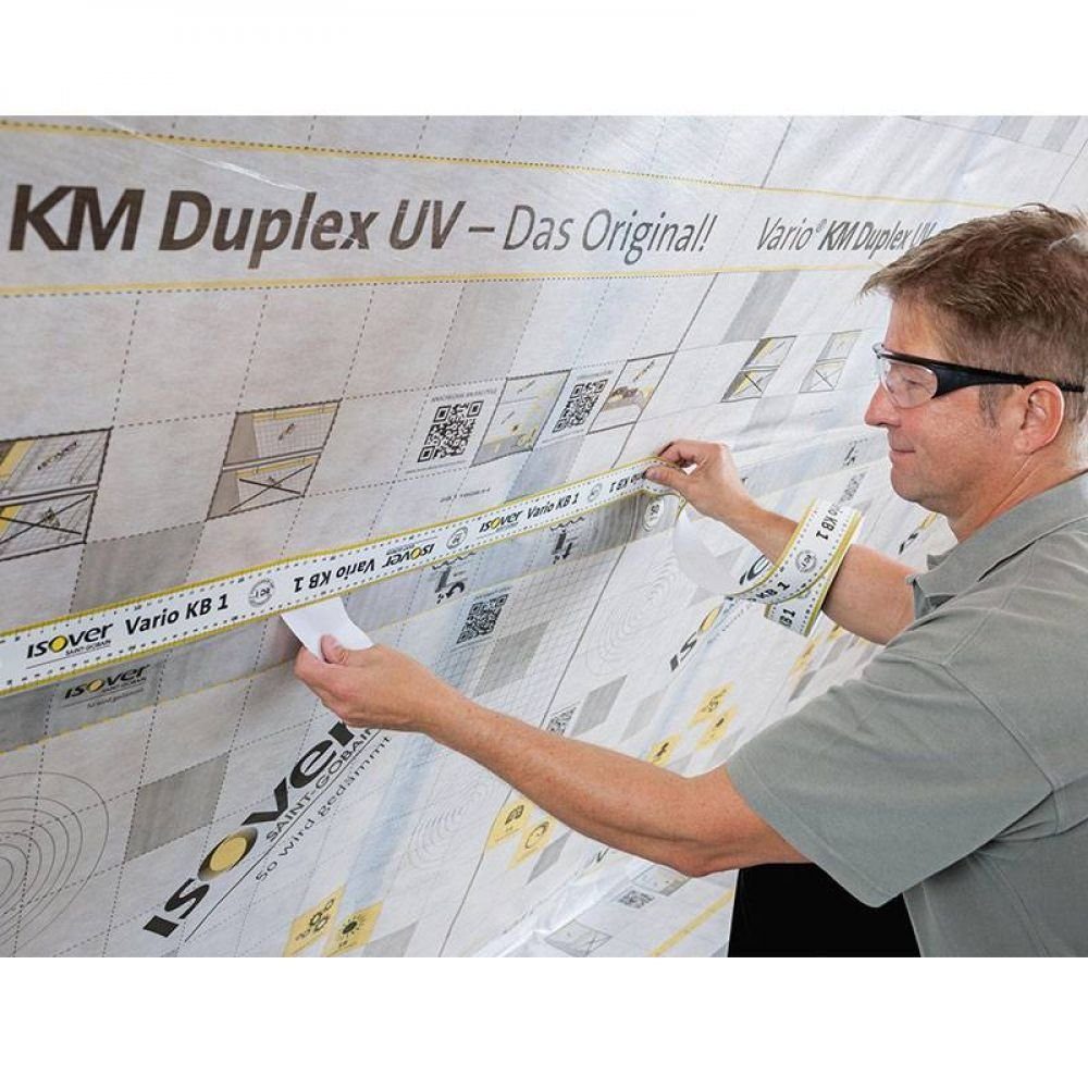 Isover Dampfsperrklebeband Isover Klebeband Vario KB1 60 mm x 40 m für Überlappungen