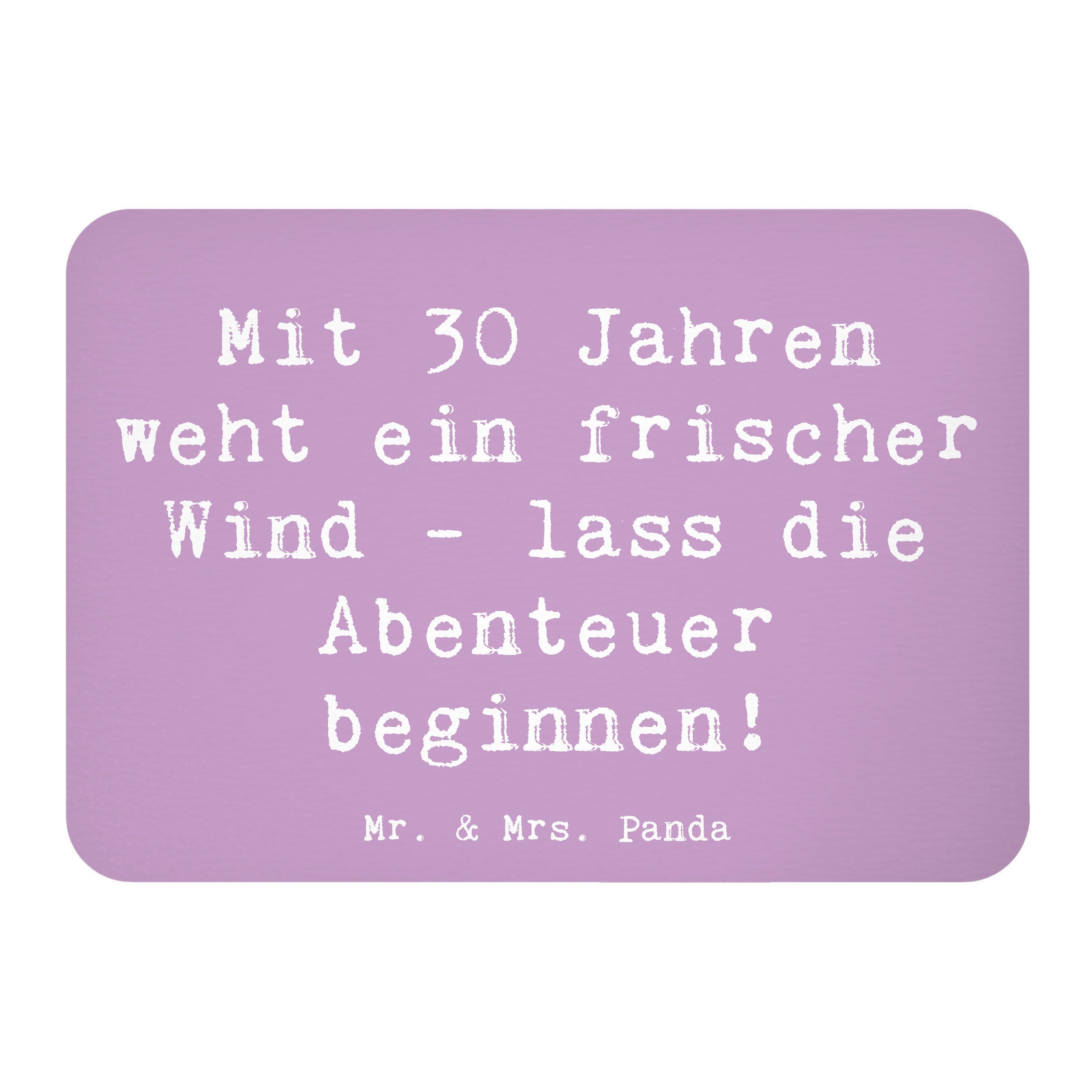 Magnet Spruch 30. Geburtstag Abenteuer - Lavendeltraum - Geschenk, Motivmagn