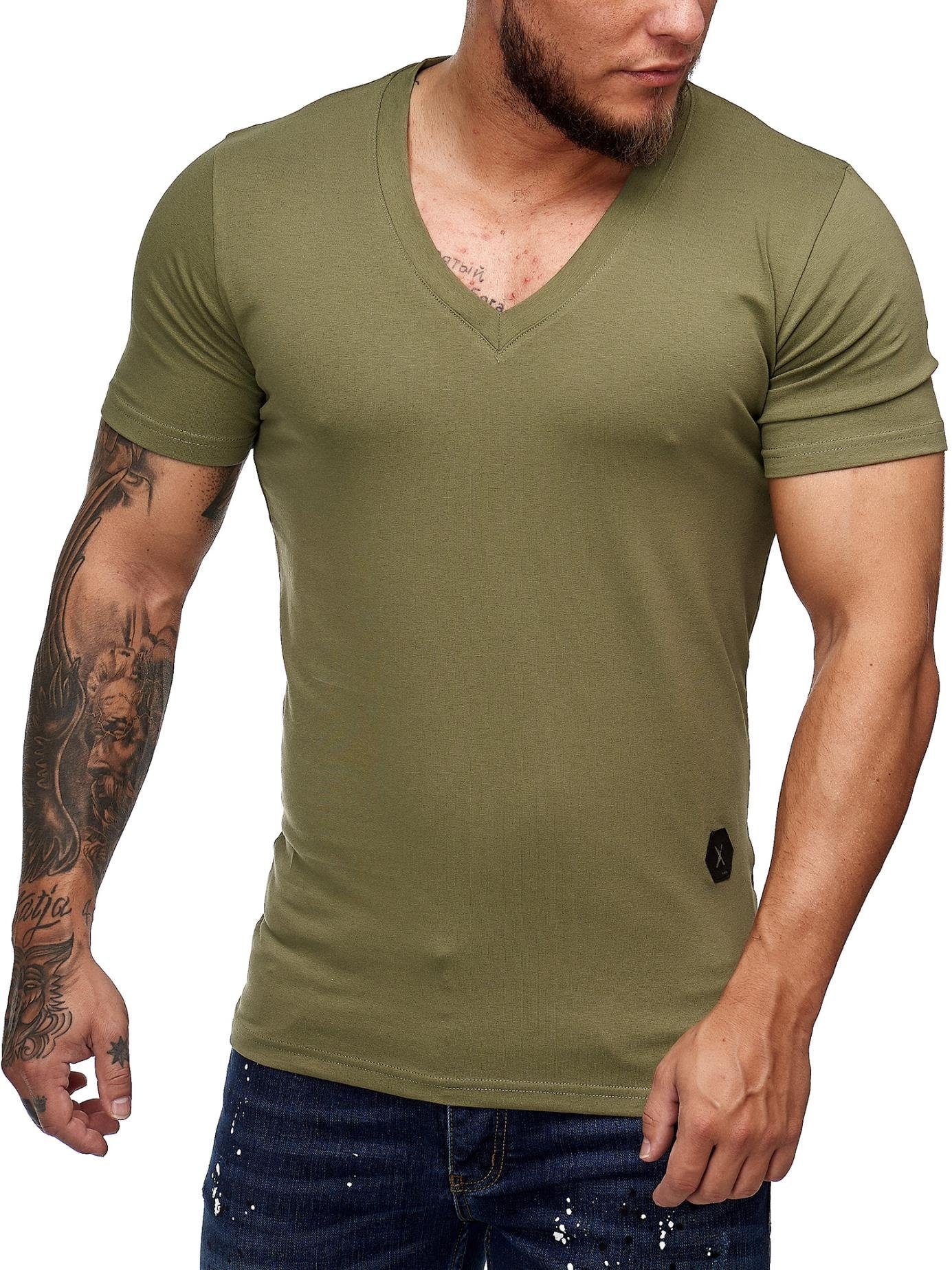 Code47 T-Shirt T-Shirt Oversize 8031 (1-tlg) Grün
