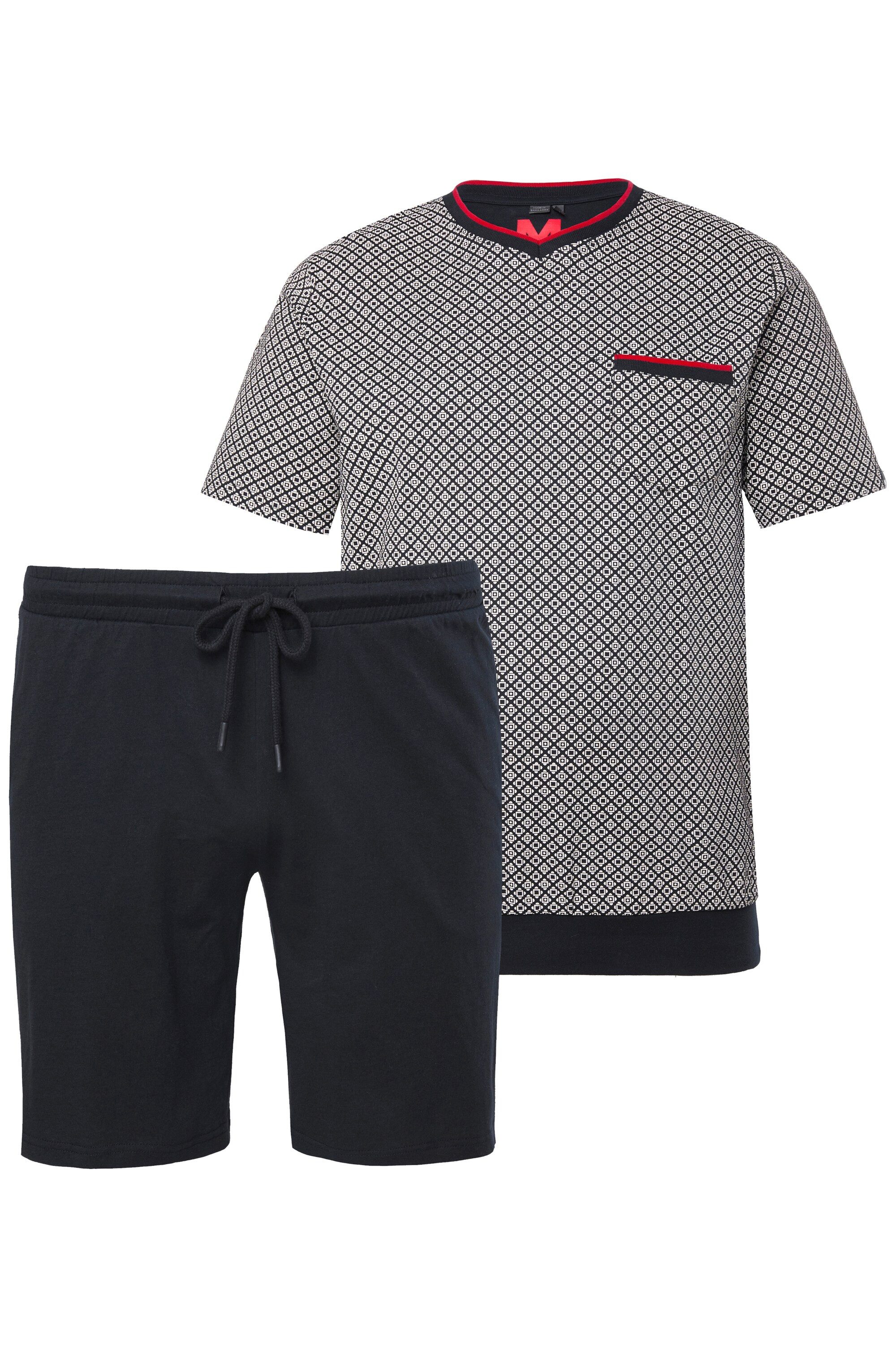 Men Plus Schlafanzug Men+ Schlafanzug kurzer Zweiteiler Bauchfit günstig online kaufen