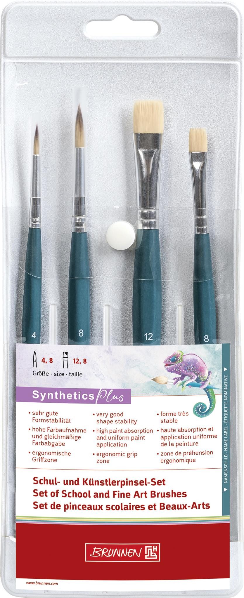 BRUNNEN Malpinsel Pinselset Synthetics Plus Mix1