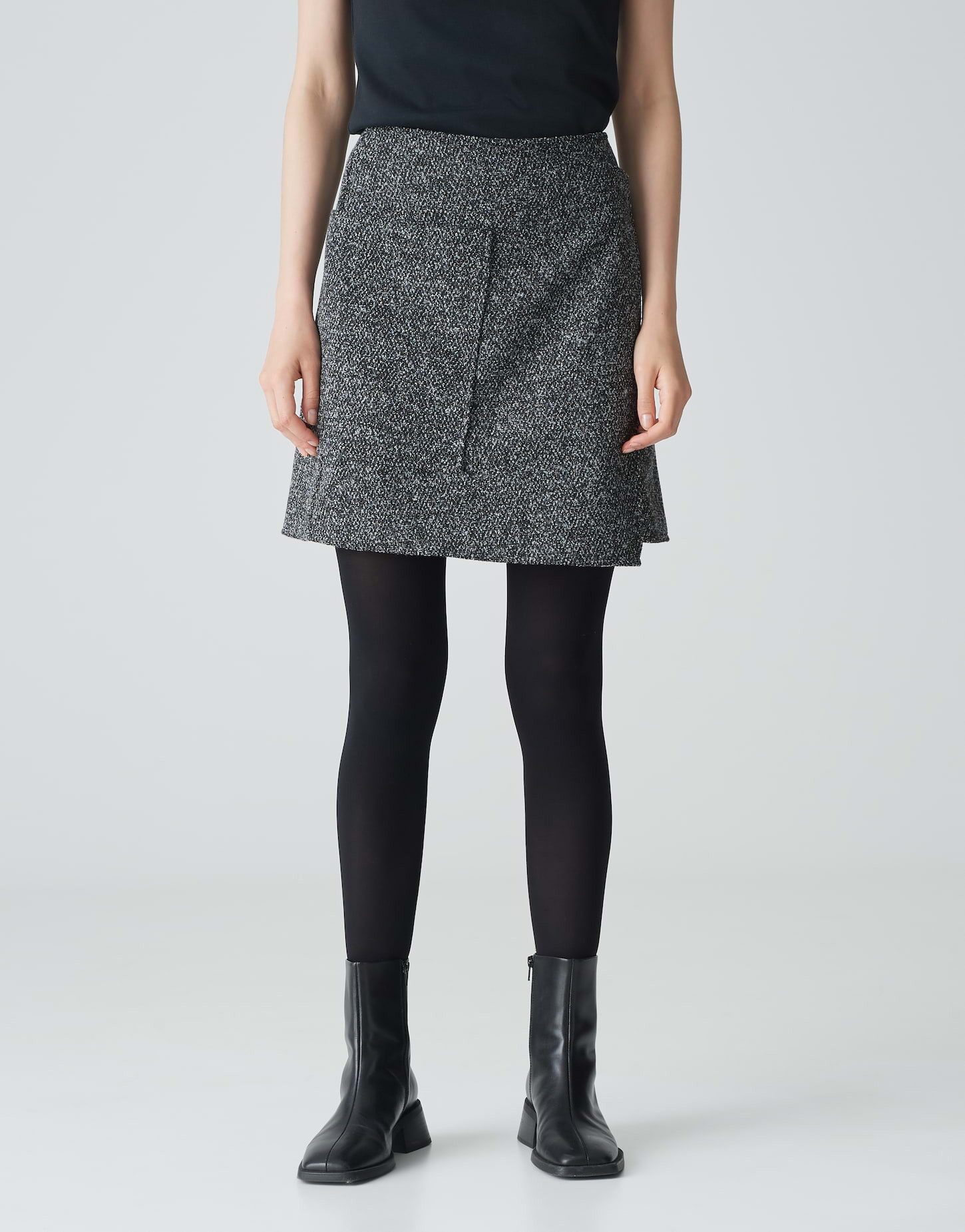 Wickelrock Minirock ROANI BOUCLE A-Linie in Wickel Optik